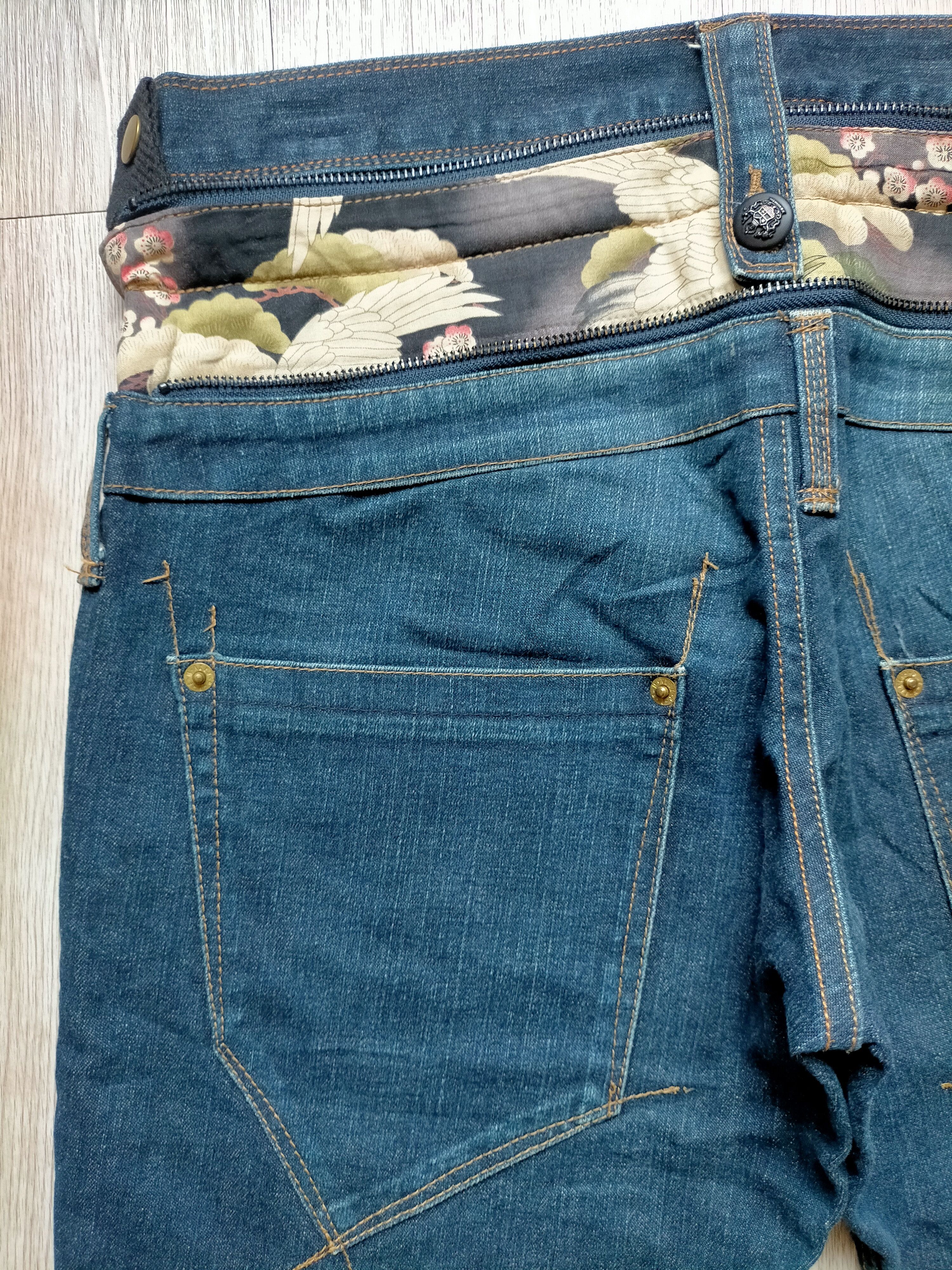PPFM Vintage PPFM Japan Hidden kimono Zipped Denim pants Size US 32 / EU 48 - 5 Thumbnail