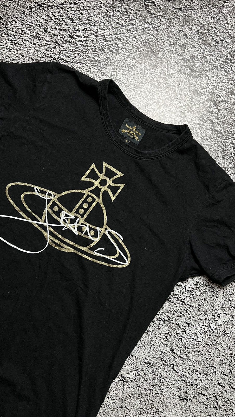 Vivienne Westwood Vivienne Westwood x Anglomania big logo orb print T shirt Size US M / EU 48-50 / 2 - 2 Thumbnail
