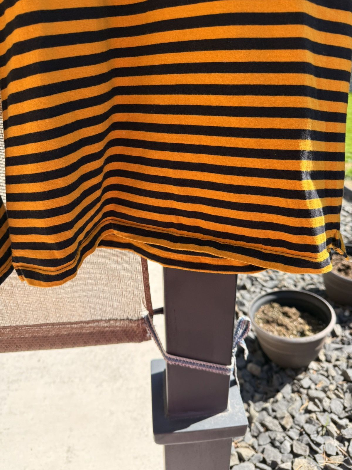 Huf × Vintage HUF Black & Yellow Striped Long Sleeve Size US M / EU 48-50 / 2 - 3 Thumbnail