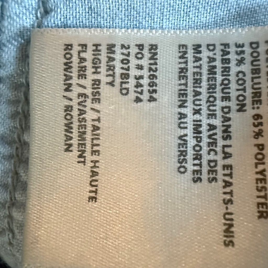 L'AGENCE Women's L’Agence Marty Jeans, Size 25, Blue Size 25" / US 0 / IT 36 - 12 Thumbnail