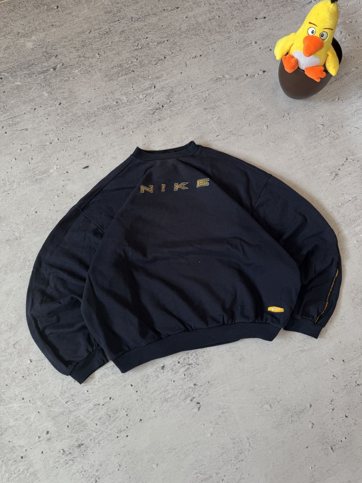 Nike × Vintage NIKE VINTAGE CENTER LOGO OVERSIZE BAGGY FIT SWEATSHIRT Size US XL / EU 56 / 4 - 1 Thumbnail