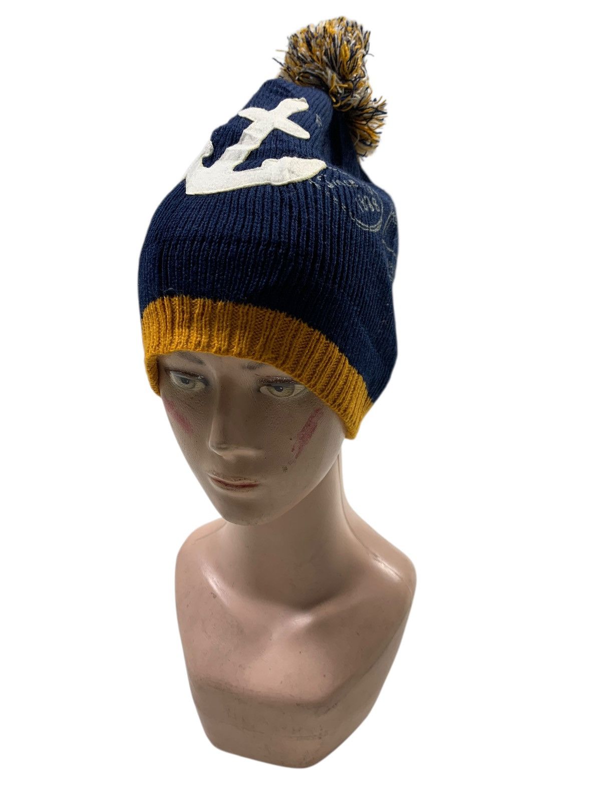 Japanese Brand × Kapital × Vintage Us navy Beanie Hats RARE Size ONE SIZE - 1 Thumbnail