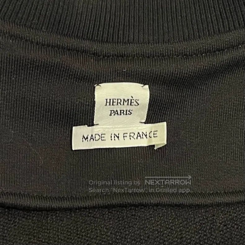 Hermes Hermes Black crew neck sweatshirt Size XS / US 0-2 / IT 36-38 - 5 Thumbnail