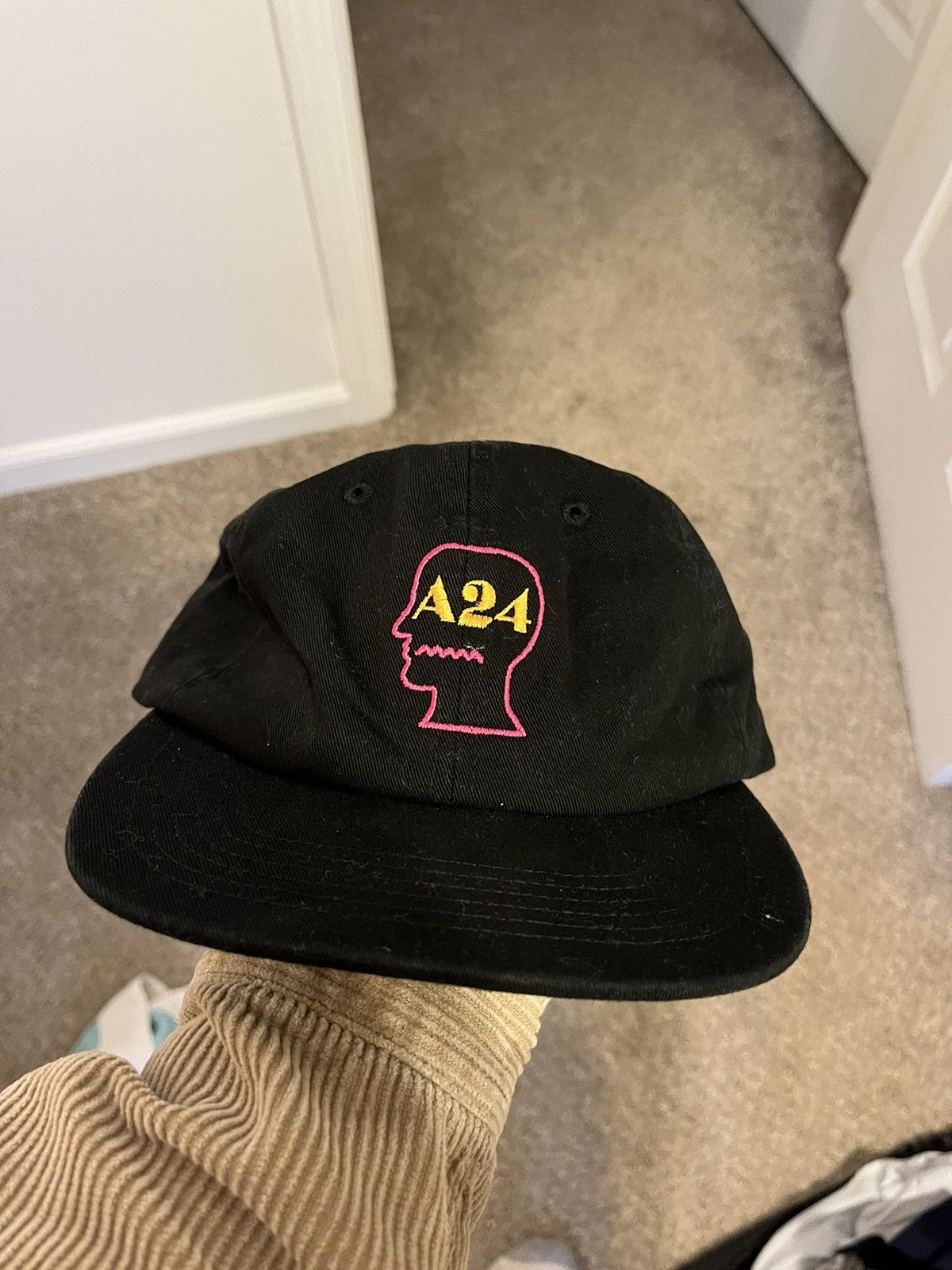 新品本物 A24 Cap × A24 Brain × - hat Dead Brain Cap Black