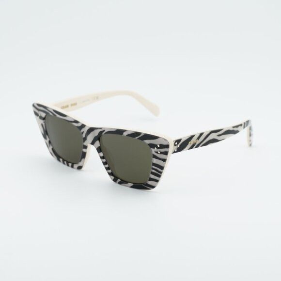 Celine Celine CL40187I 99E Sunglasses White and Black Animal Size ONE SIZE - 1 Thumbnail