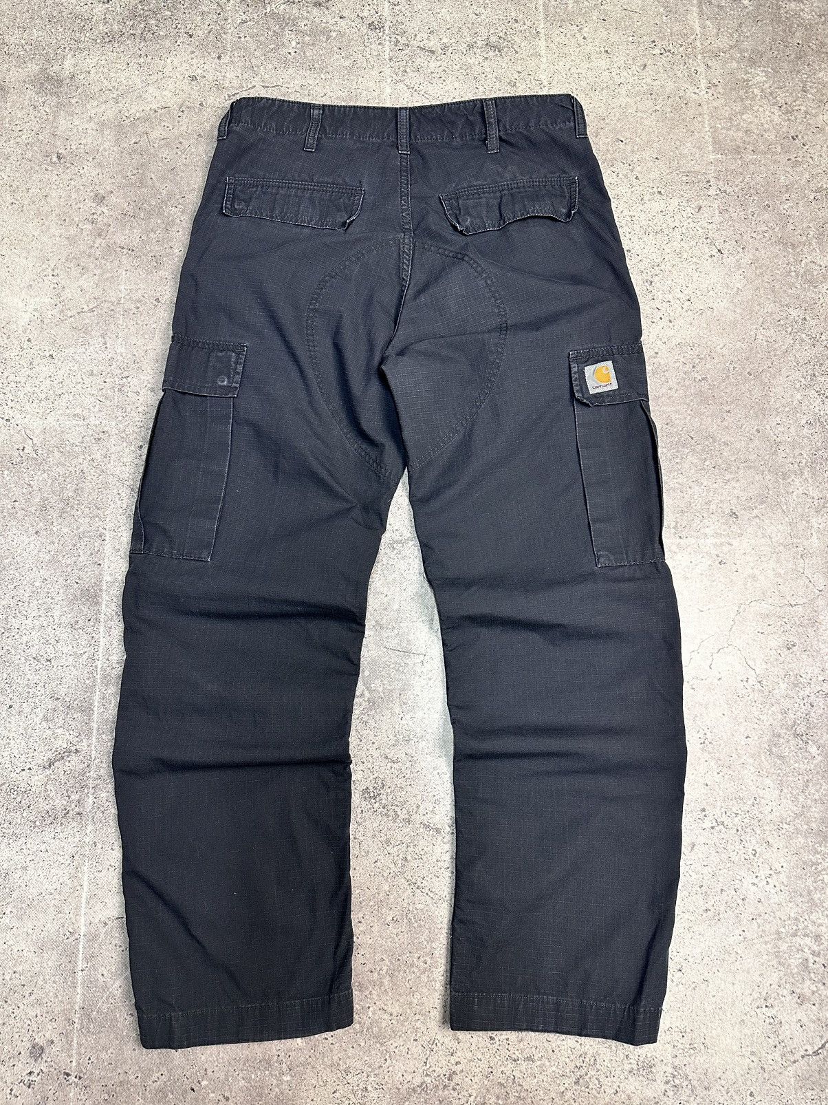 Carhartt Carhartt Workwear Cargo Pants Blue Heavy Duty Utility Y2K Size US 32 / EU 48 - 2 Thumbnail