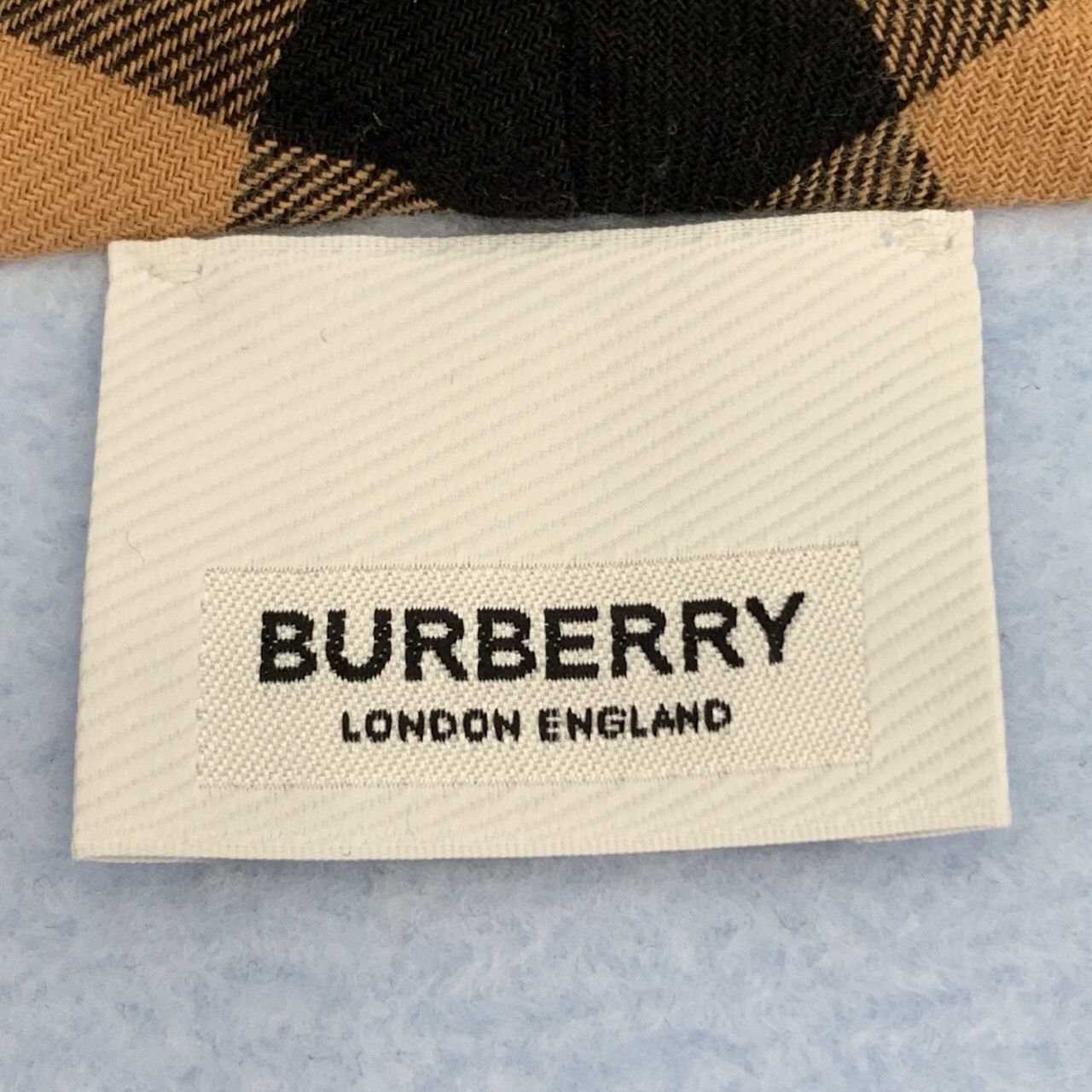 Burberry Burberry Embroidered Logo Cotton Zip-Up Hoodie in Sky Blue, Size XS / US 0-2 / IT 36-38 - 2 Thumbnail