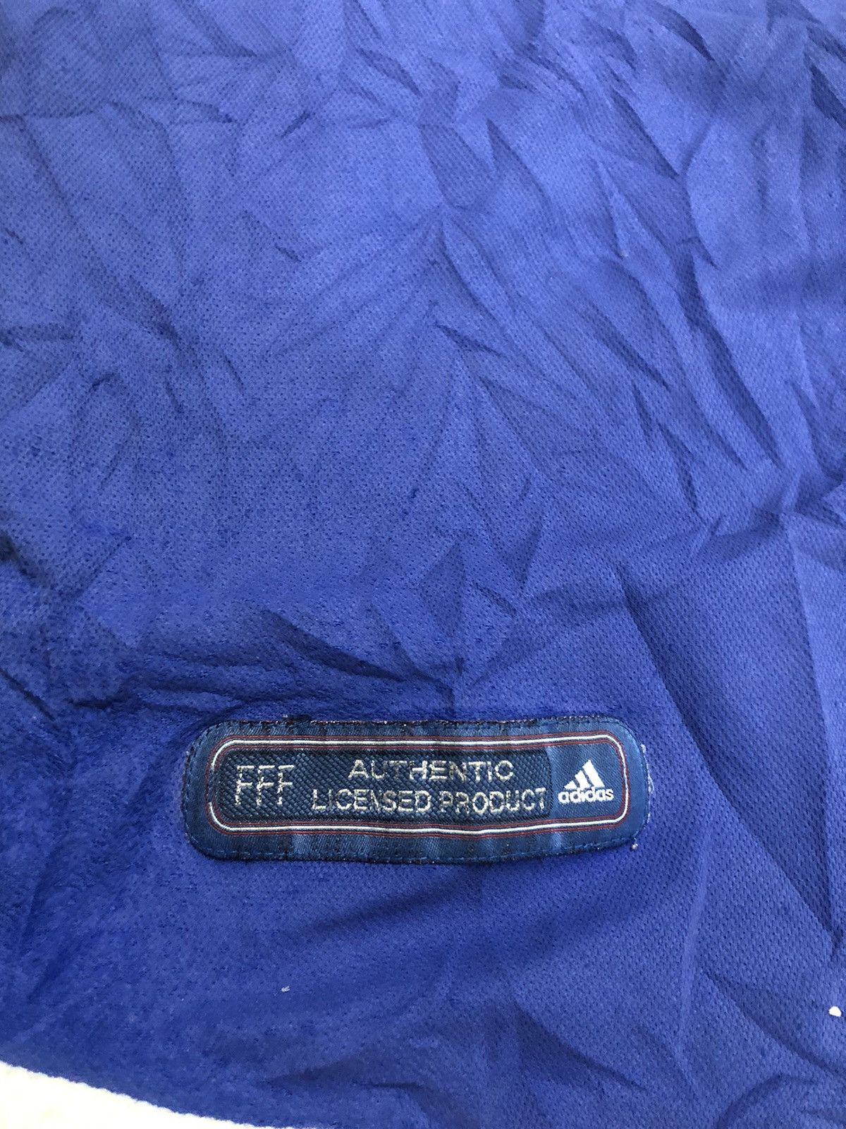 Adidas HOME FRANCE JERSEY ZIDANE NO 10 SIZE L 1999-2002 Size US L / EU 52-54 / 3 - 13 Thumbnail