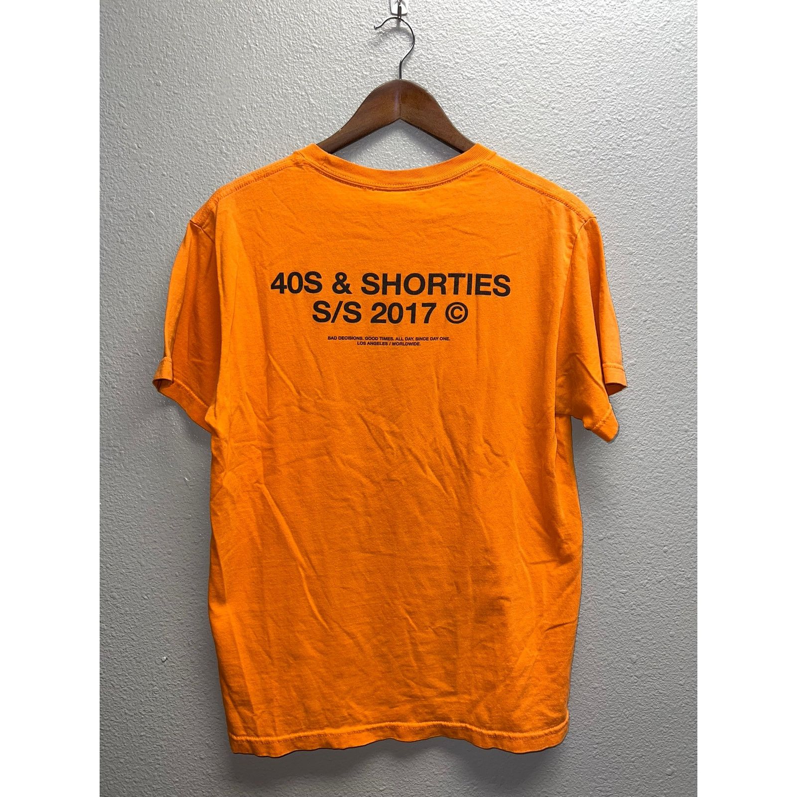 40's & Shorties 40s & Shorties Shirt Orange SS 2017 Graphic Tee Medium Size US M / EU 48-50 / 2 - 1 Thumbnail