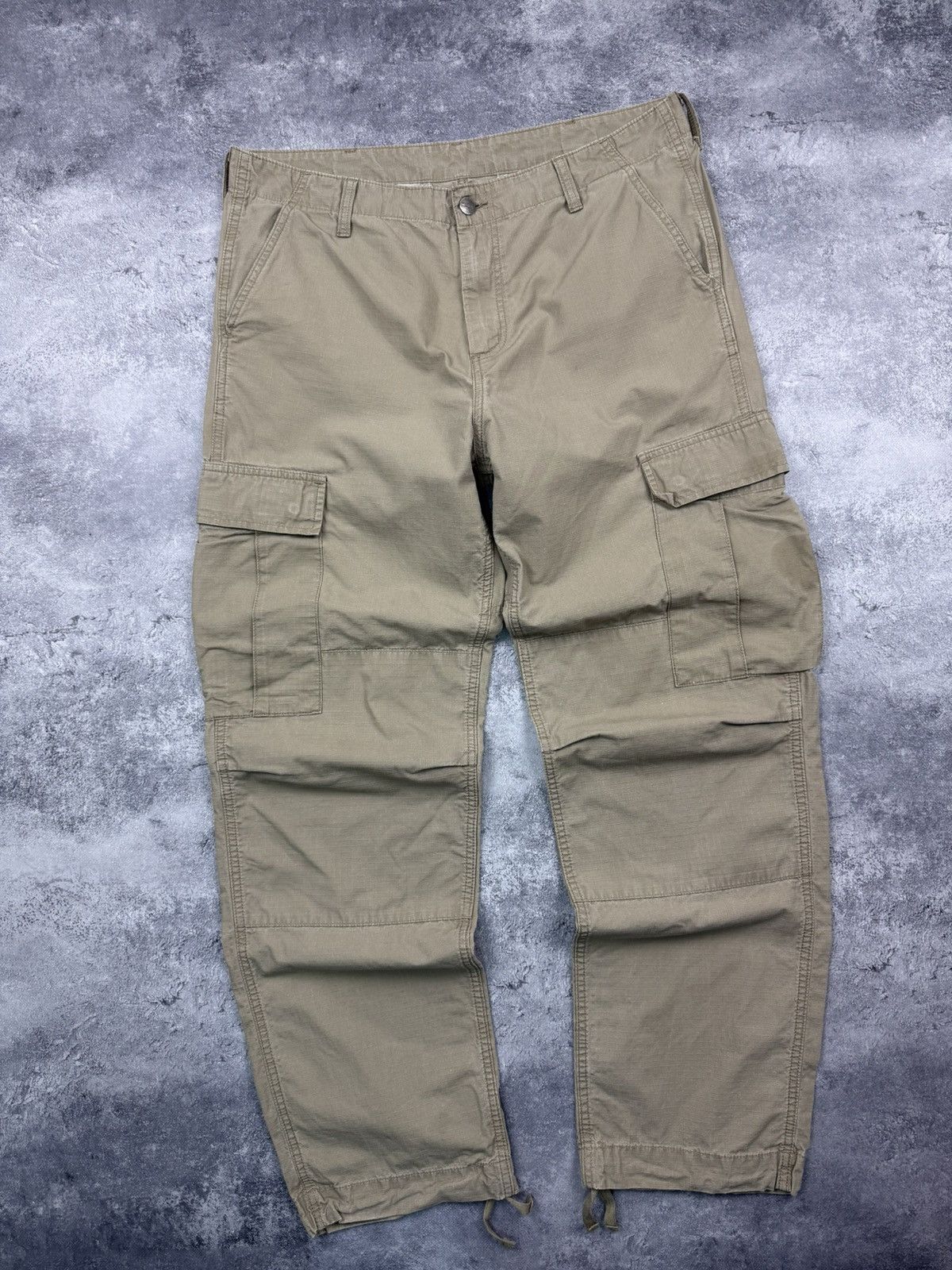 Carhartt Vintage Carhartt Cargo Pants Beige Work Regular Baggy Y2K Size US 34 / EU 50 - 14 Thumbnail