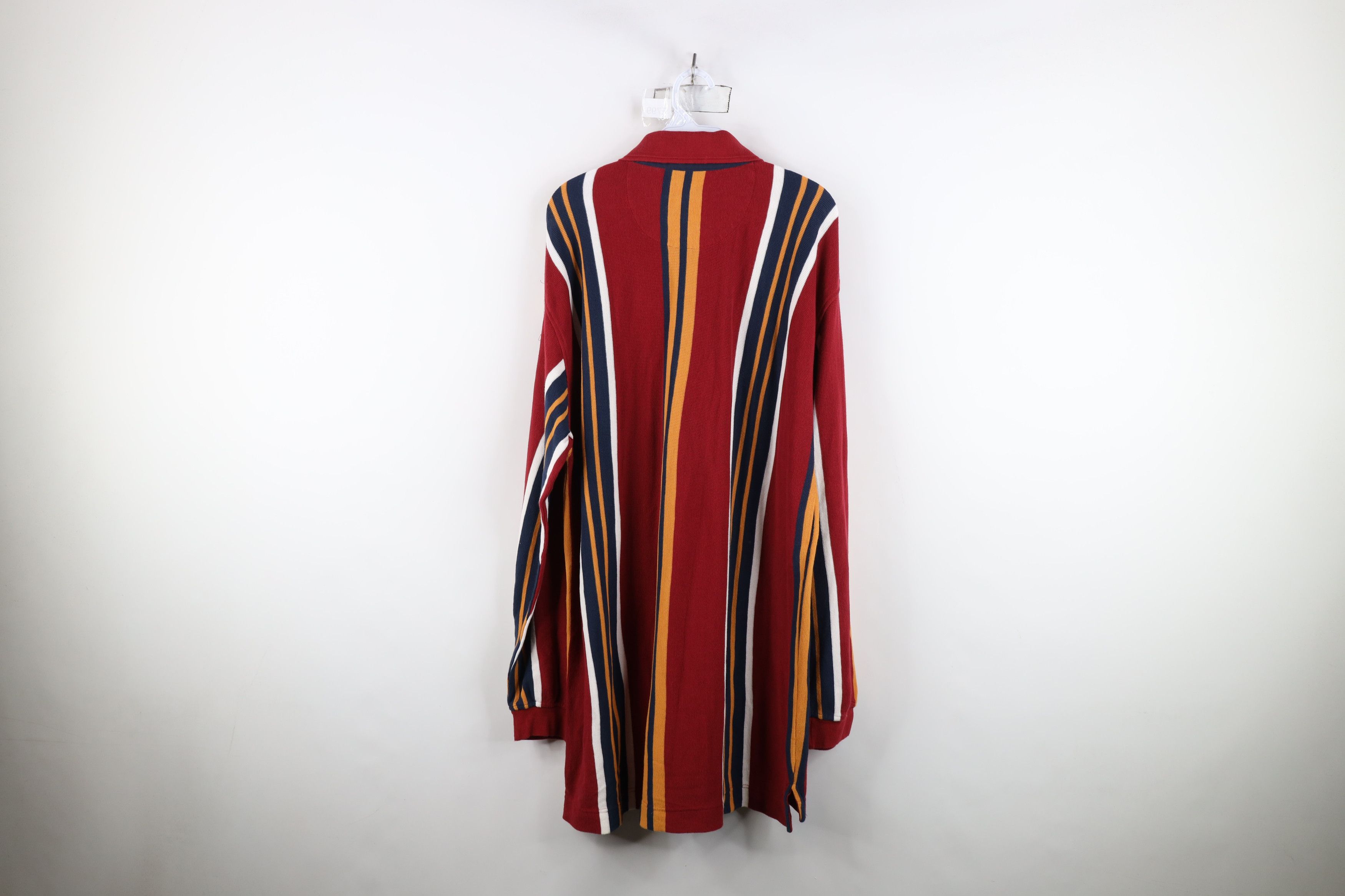Vintage Vintage 90s Streetwear Oversized Baggy Long Sleeve Polo Size US L / EU 52-54 / 3 - 12 Thumbnail