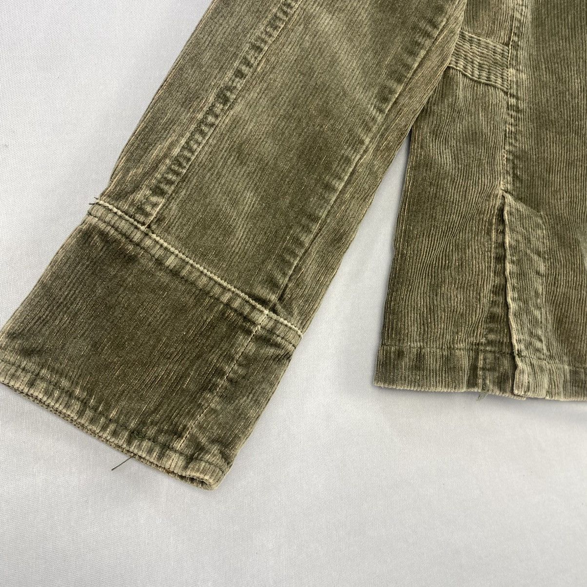 Japanese Brand ARW Corduroy Double Breasted Jacket Olive Green Japan Size XS / US 0-2 / IT 36-38 - 6 Thumbnail