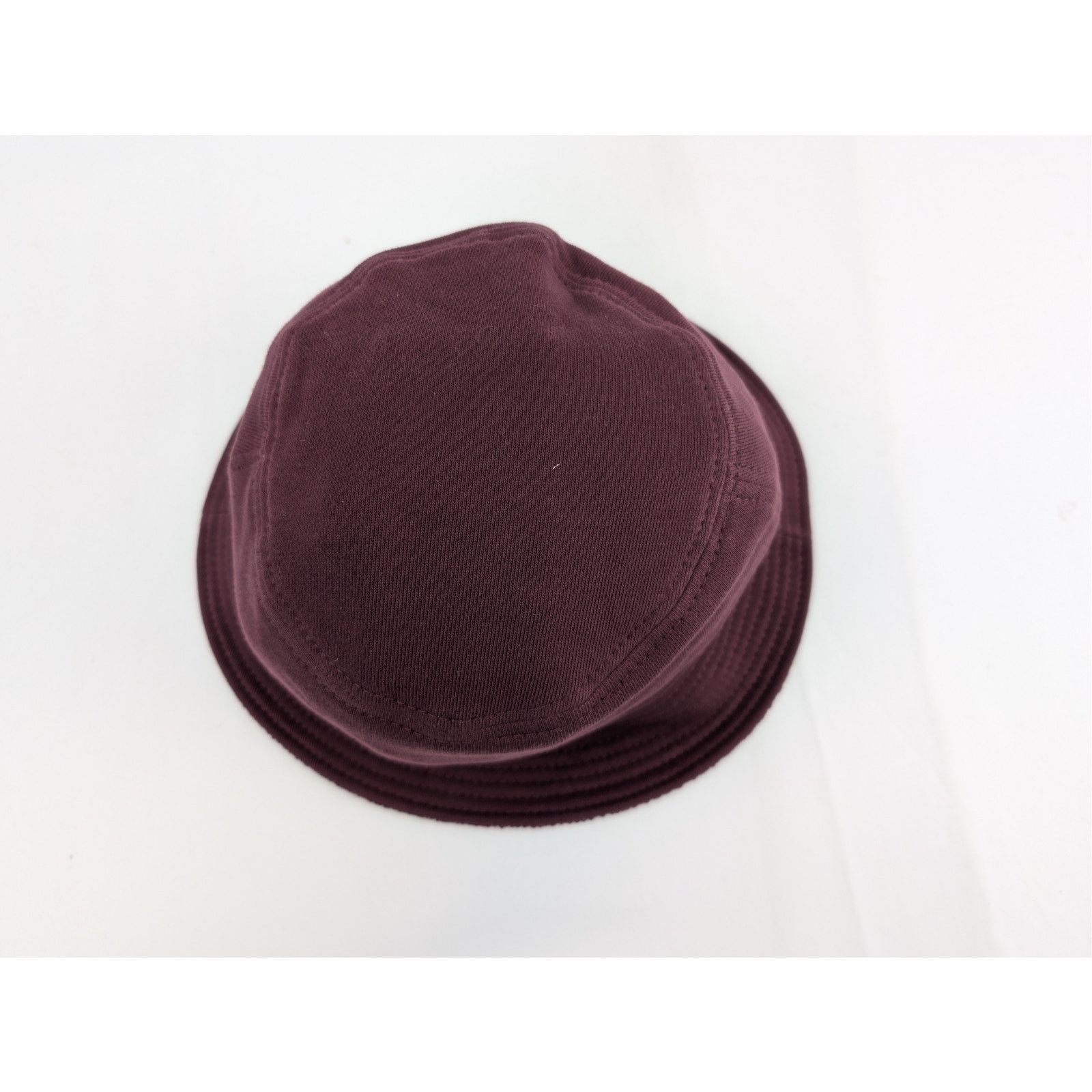 Celine o1rshd1 Size: M / Cotton Fleece Bucket Cap / Hat in Burgundy Size ONE SIZE - 8 Thumbnail