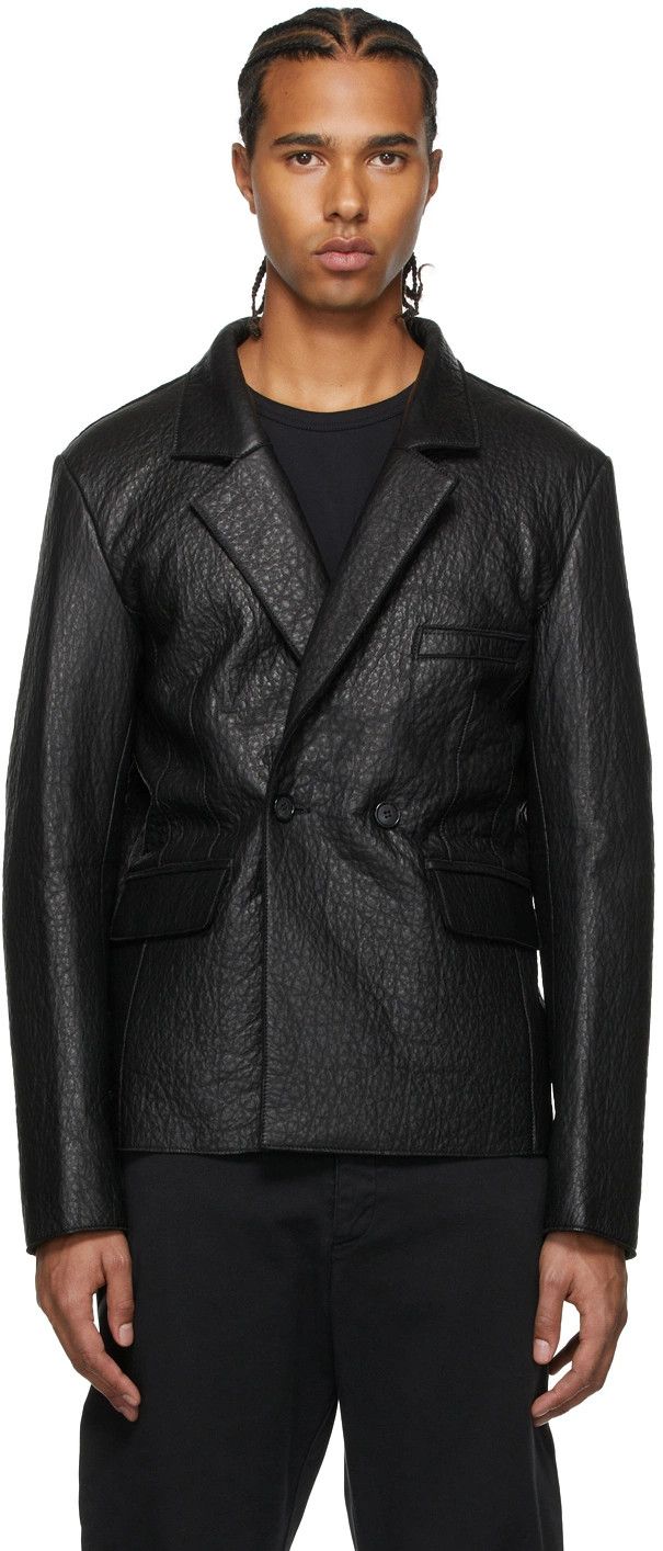 Martin Asbjorn Martin Asbjorn Stevie black lamb leather blazer jacket S 46 Size US S / EU 44-46 / 1 - 3 Thumbnail