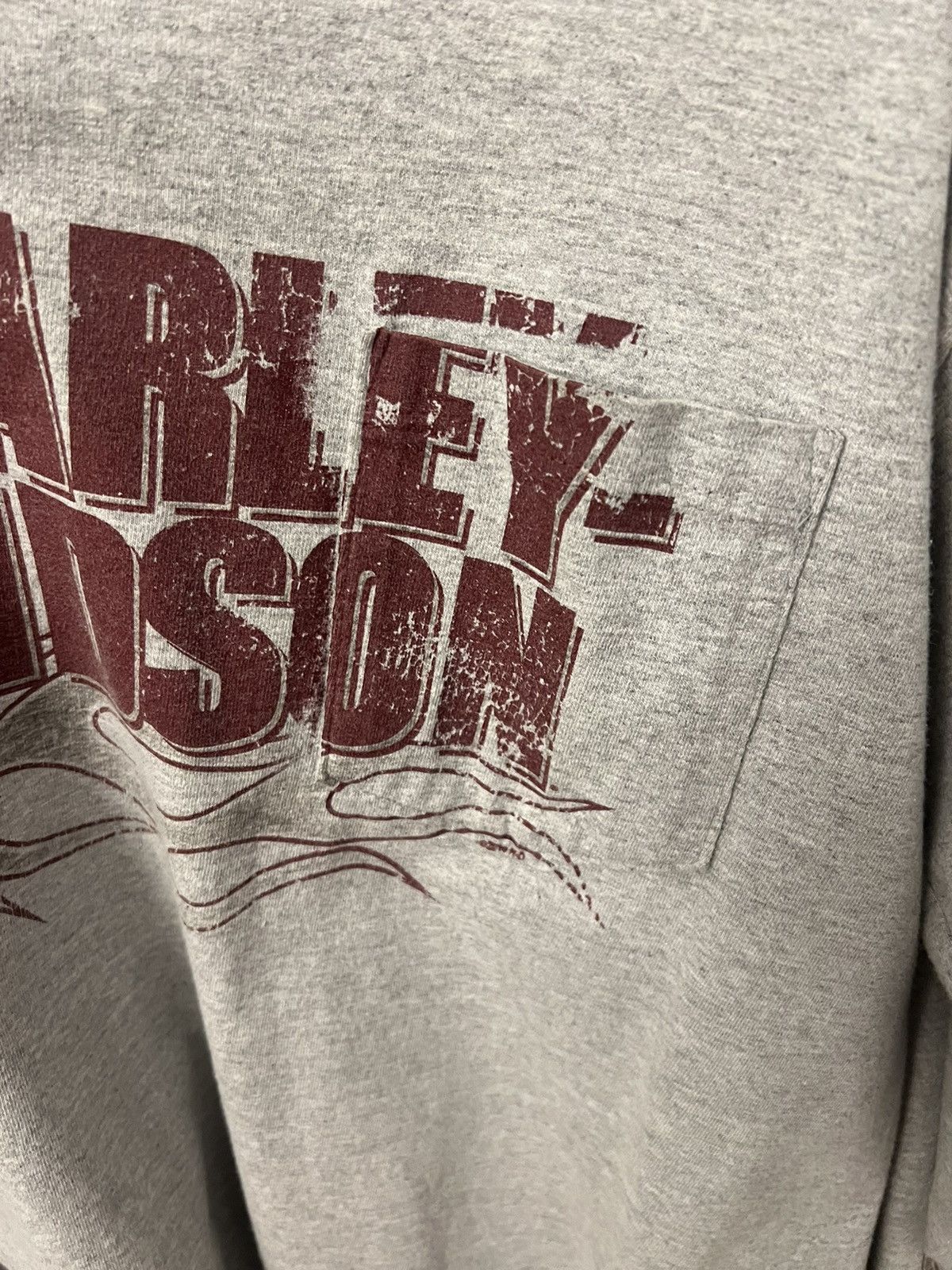 Harley Davidson × Vintage Harley Davidson Vintage Long Sleeve Shirt Size US L / EU 52-54 / 3 - 4 Thumbnail