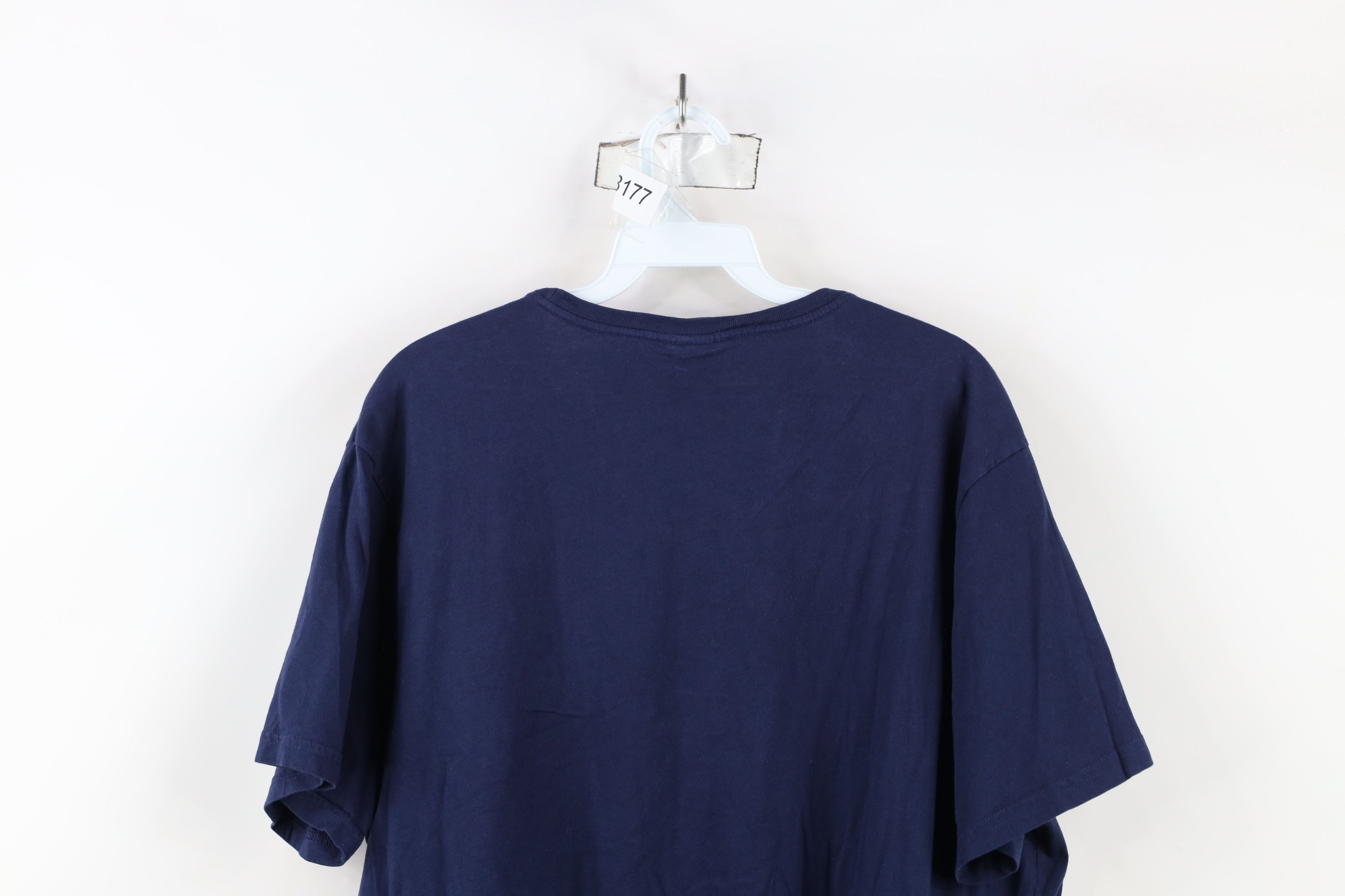Ralph Lauren × Vintage Vintage 90s Ralph Lauren Boat Anchor Marine T-Shirt Blue Size US XL / EU 56 / 4 - 12 Thumbnail