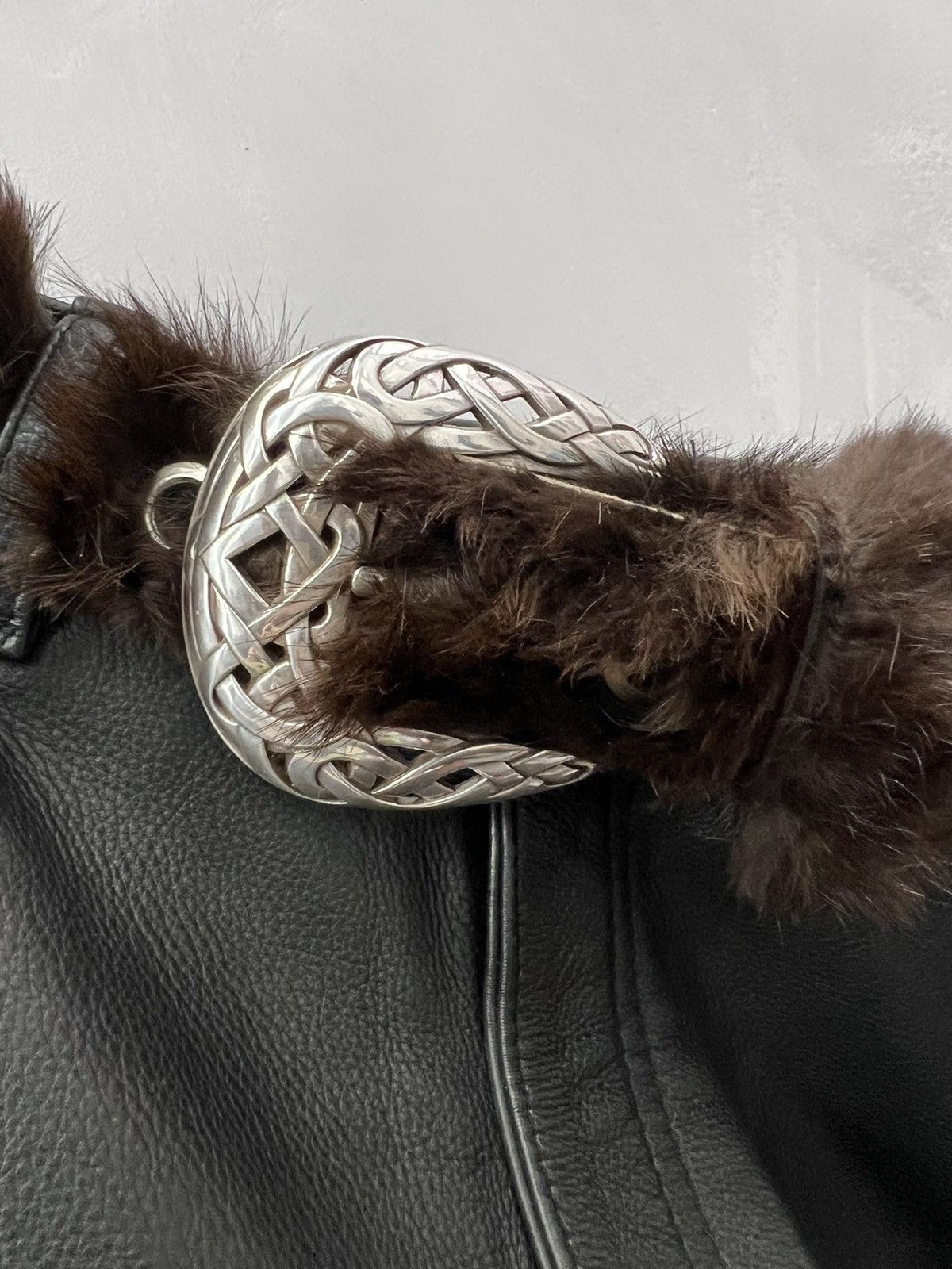Hysteric Glamour Fur fuzzy leather hype rare leather belt lgb style Size ONE SIZE - 3 Thumbnail