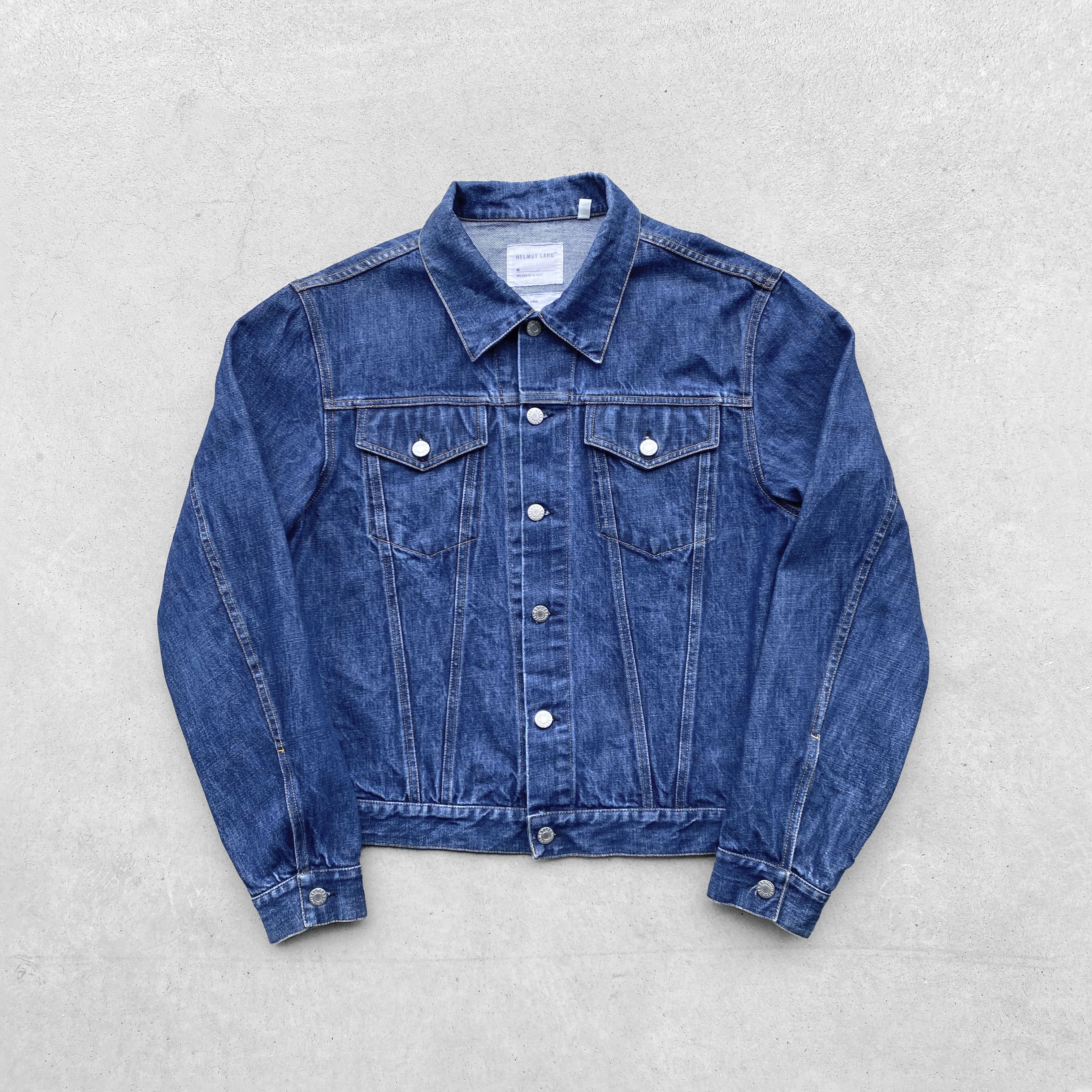 Helmut Lang Rare 1997 new HELMUT LANG Raw Denim Jean Trucker