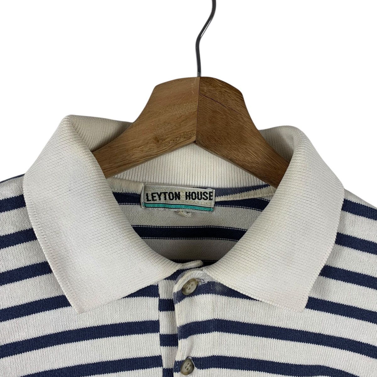 Other Vintage Leyton House Polo Shirt Striped Long Sleeve Racing Size US M / EU 48-50 / 2 - 5 Thumbnail