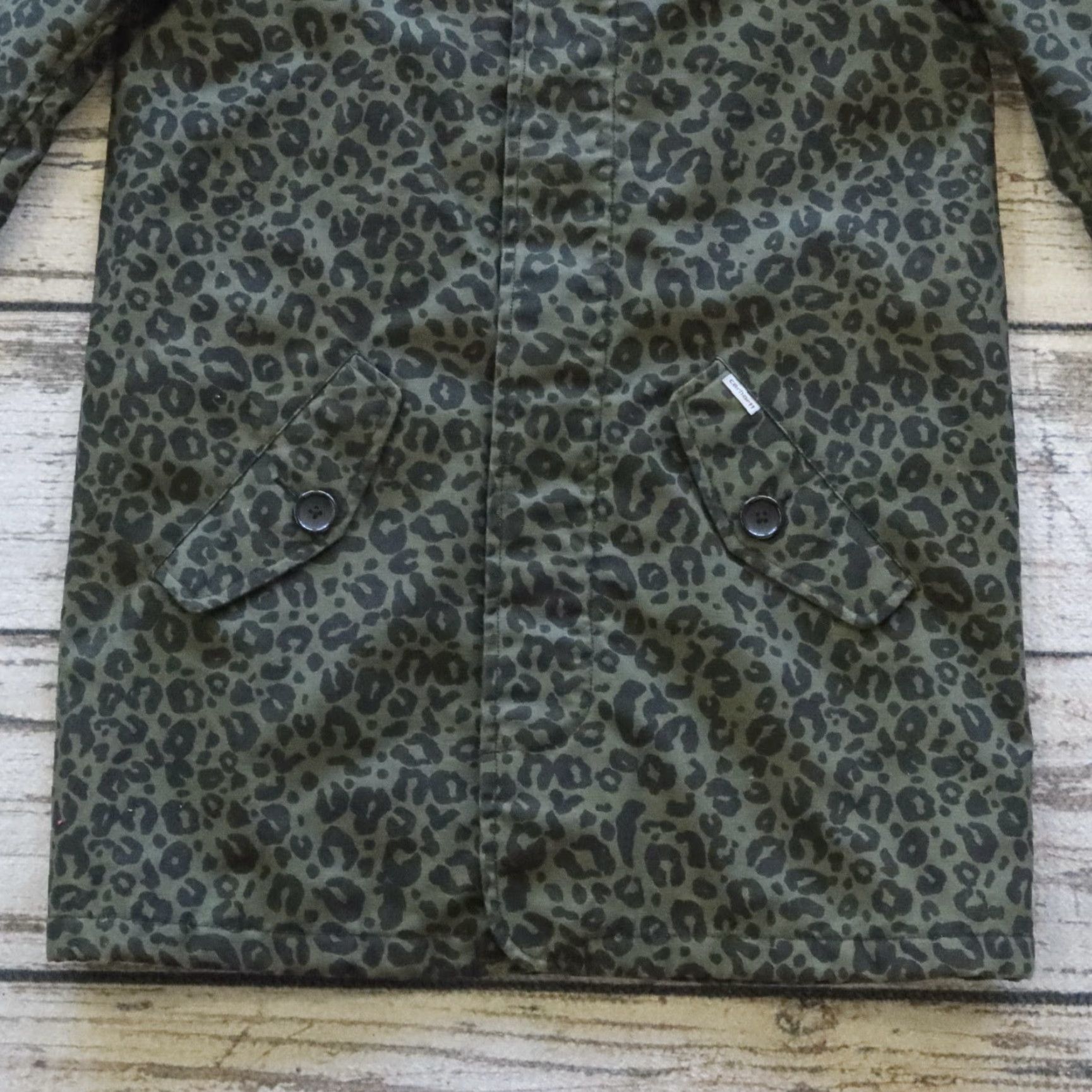 Carhartt Carhartt Work In Progress Cheeta Print Trench Coat Size S Men Jacket Green 90s Party Size US S / EU 44-46 / 1 - 3 Thumbnail