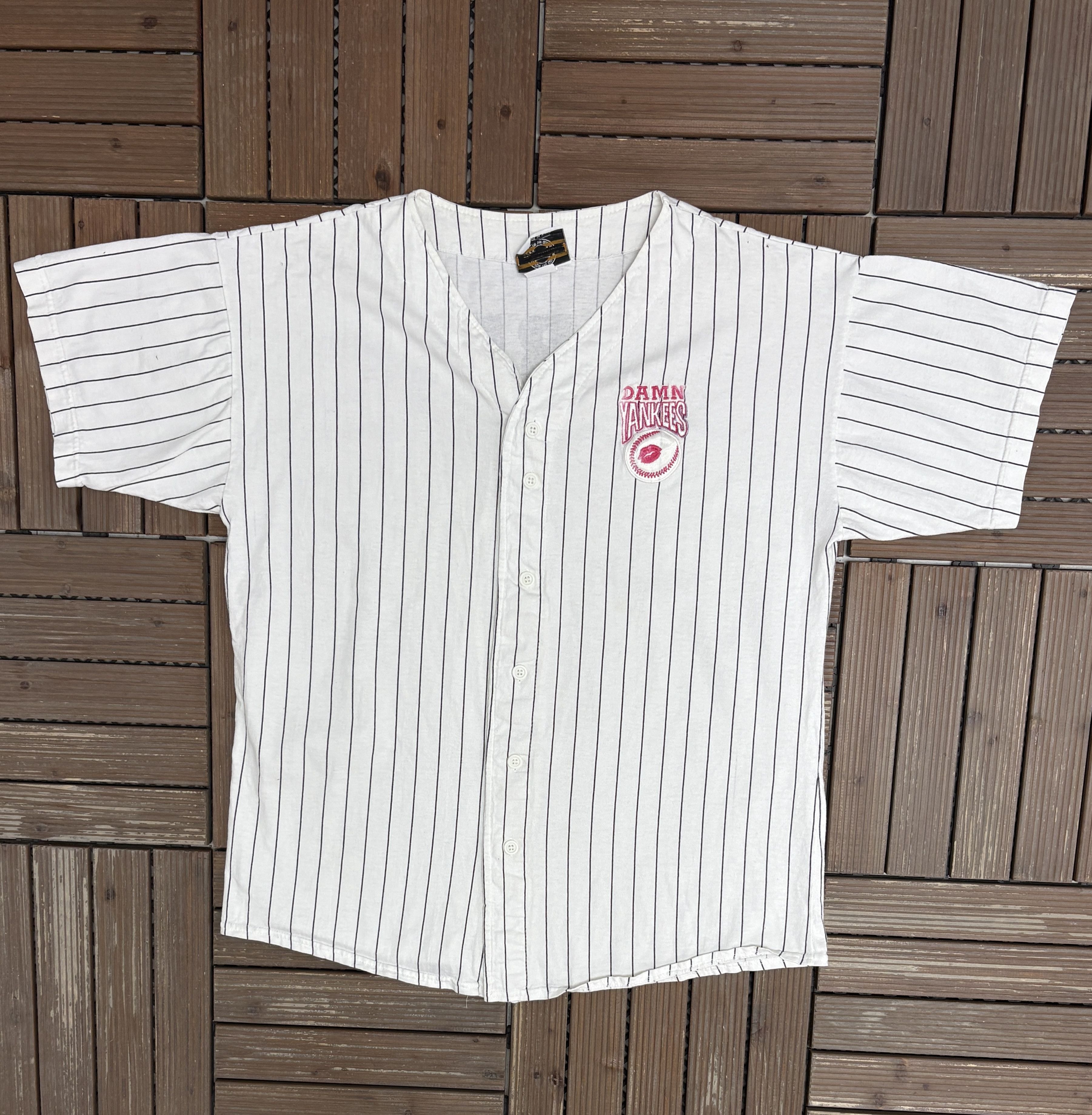 Vintage Damn Yankees Joe Hardy Stitched Vintage Baseball Jersey Size US XL / EU 56 / 4 - 1 Thumbnail