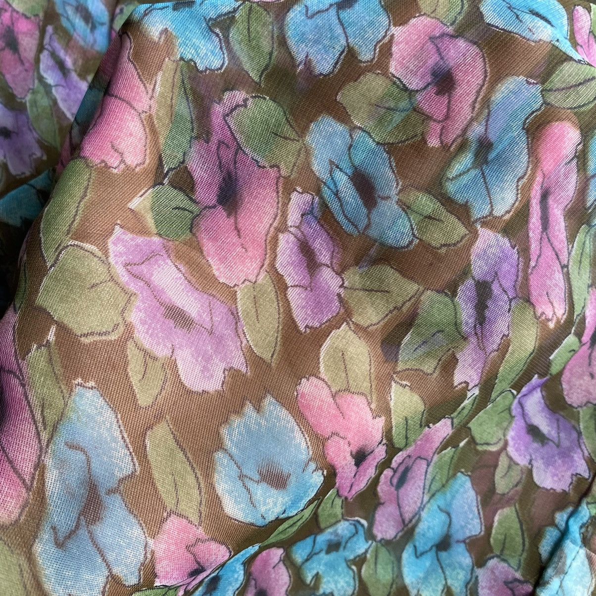 Bode Bode Vintage Sheer Fabric Grey Floral Shirt Size US M / EU 48-50 / 2 - 4 Thumbnail