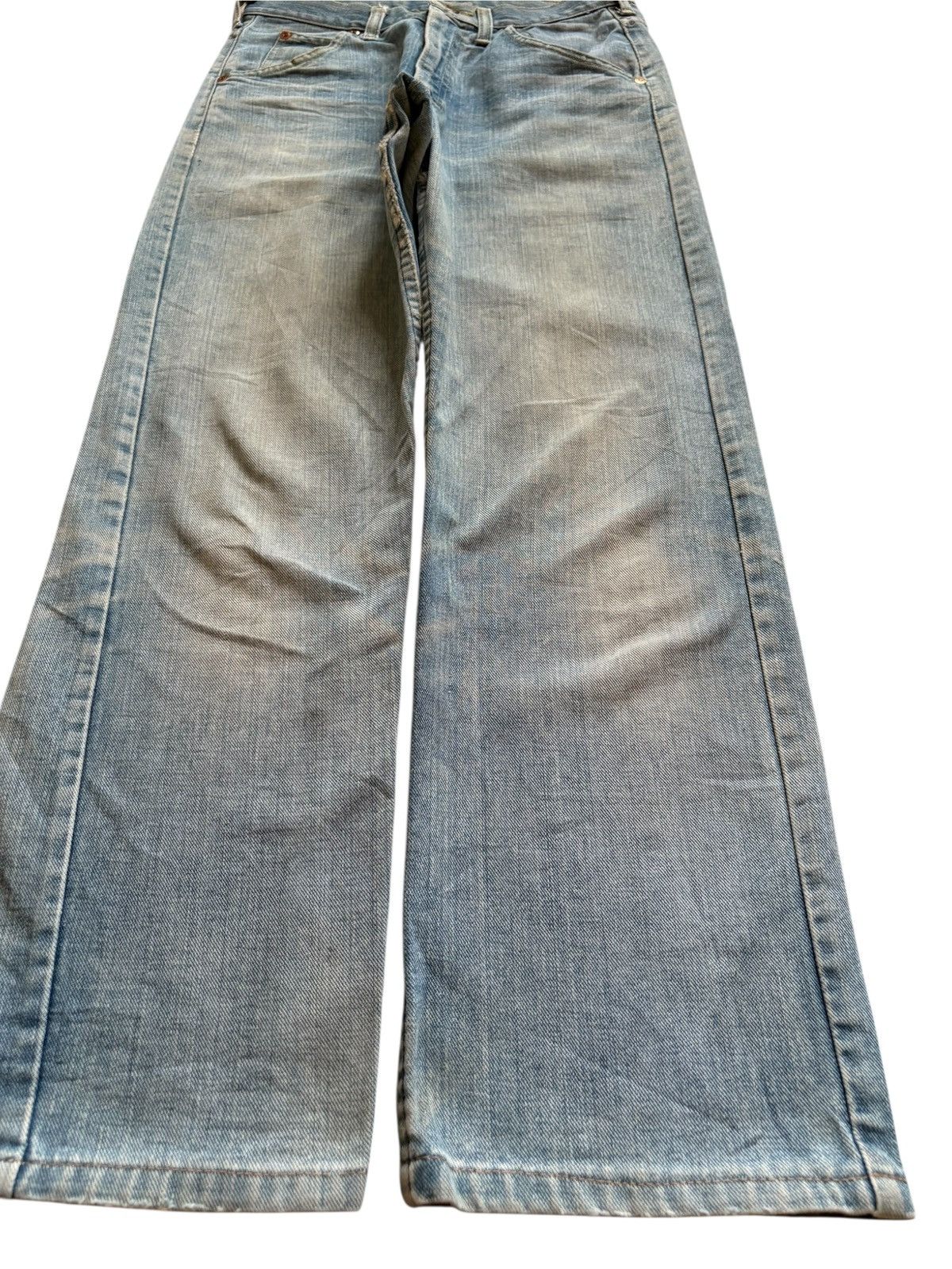 Lee Vintage Lee Talon Zipper Mud Wash Distressed Rip Loose Jean Size US 28 / EU 44 - 7 Thumbnail