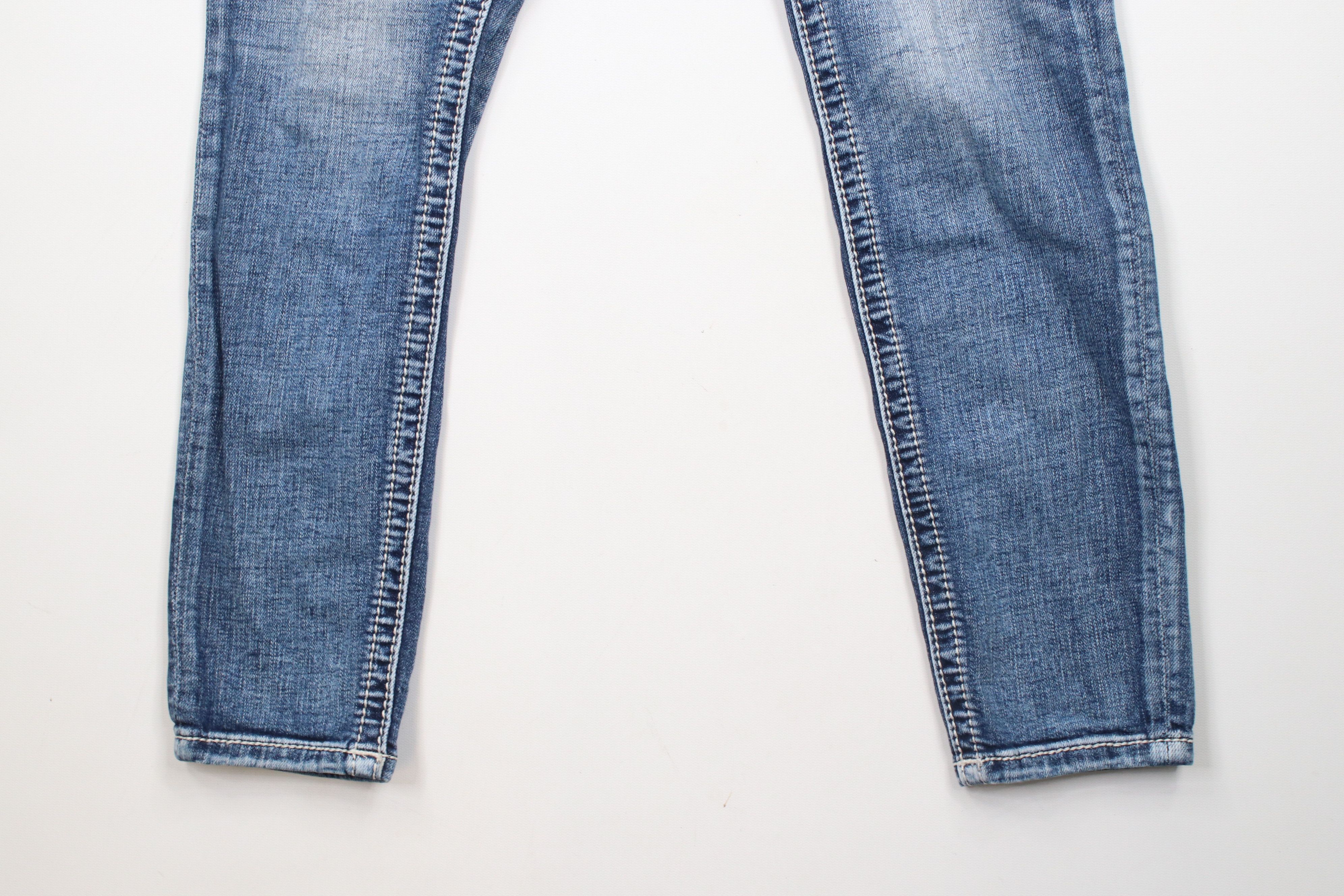 Miss Me × Vintage Miss Me Thick Stitch Stretch Hailey Skinny Leg Denim Jeans Size 29" - 4 Thumbnail