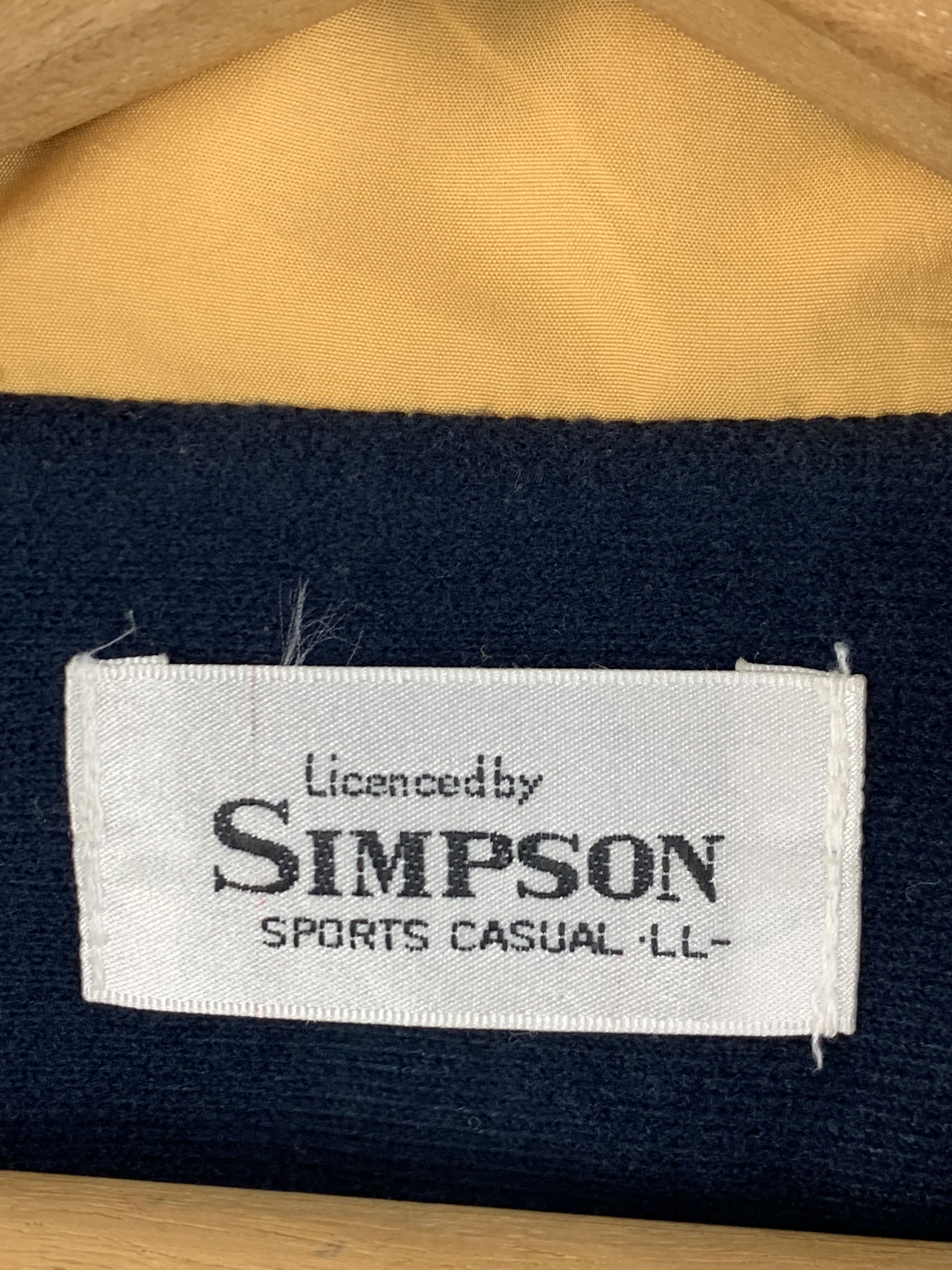 The Simpsons Vintage 80s Simpson Australia Sport Racing Jacket J1649 Size US XL / EU 56 / 4 - 13 Thumbnail