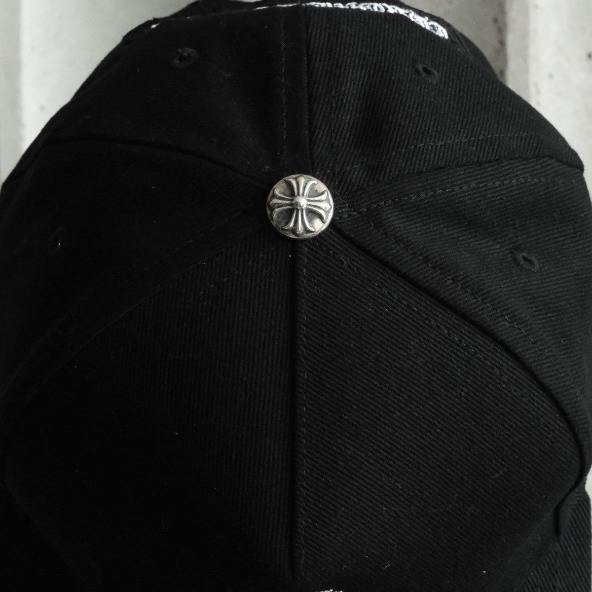 Chrome Hearts CHROME HEARTS BASEBALL CAP - VERTICAL LOGO DENIM Size ONE SIZE - 5 Thumbnail