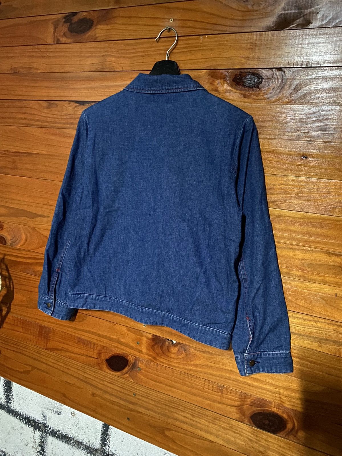 Japanese Brand HOMES’ Japanese Denim Zip Jacket | Indigo Workwear Style Size US S / EU 44-46 / 1 - 16 Thumbnail