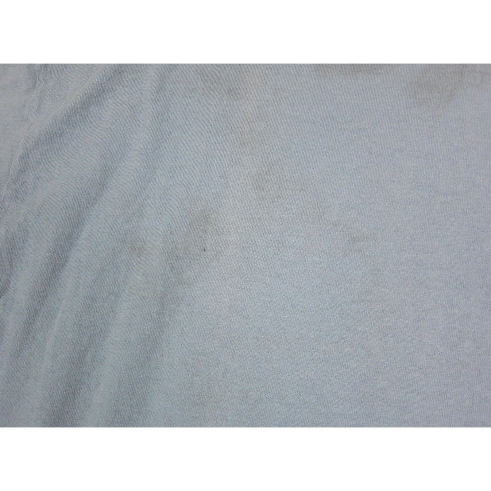 Fruit Of The Loom VINTAGE Fruit of the Loom Shirt Mens Medium Blue Blank Pocket Single Stitch Size US M / EU 48-50 / 2 - 3 Thumbnail