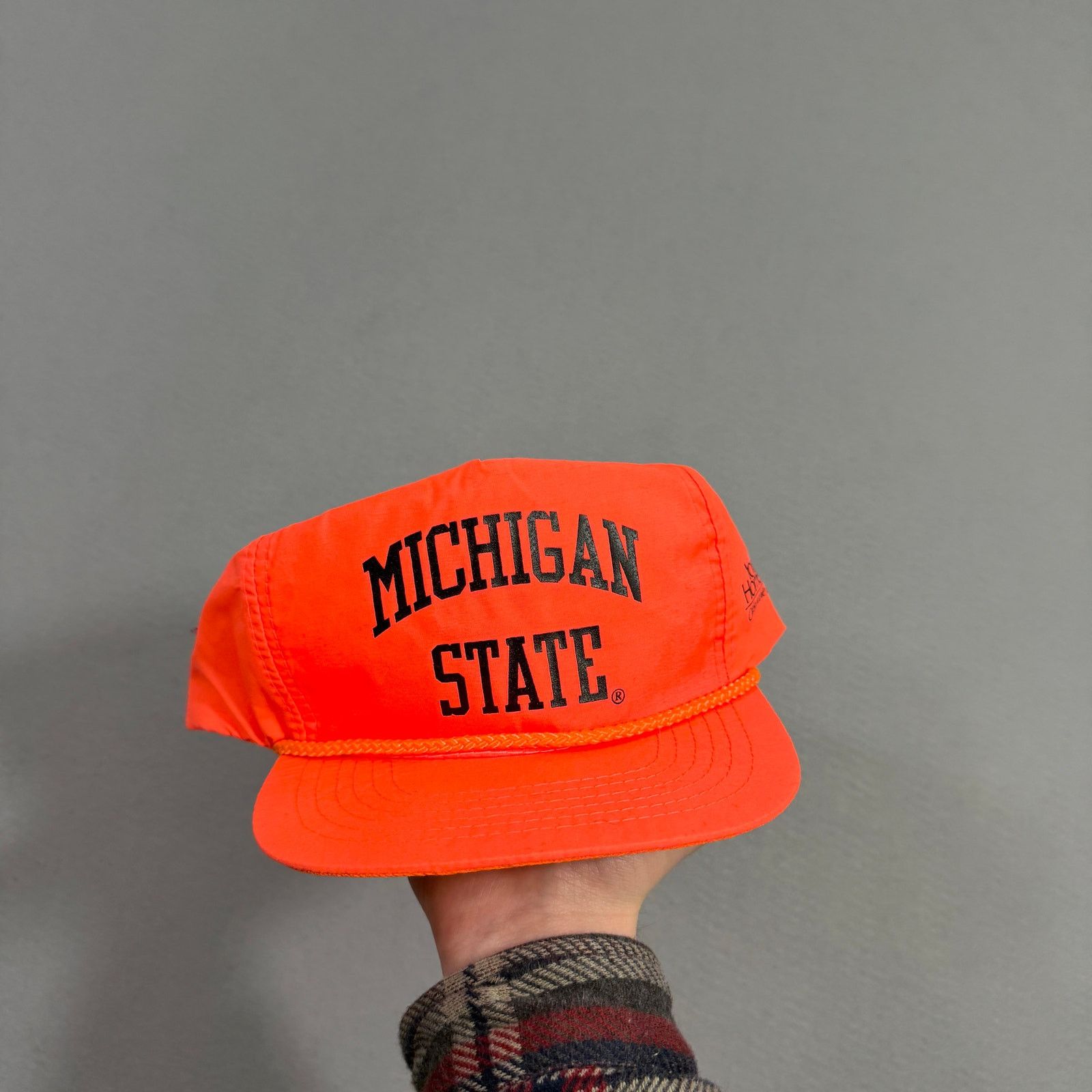 Vintage Vintage Michigan State Spartans Snapback Hat Adult Orange Size ONE SIZE - 1 Thumbnail