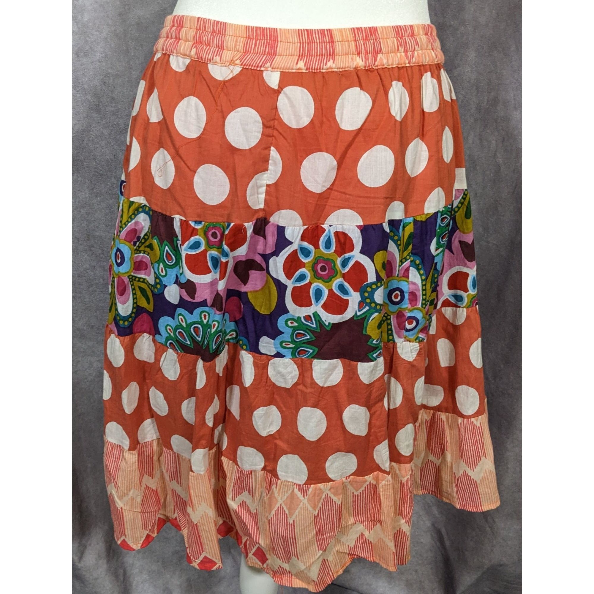 Other Bohemian Cottagecore Floral Skirt by Henna Size 29" - 8 Thumbnail
