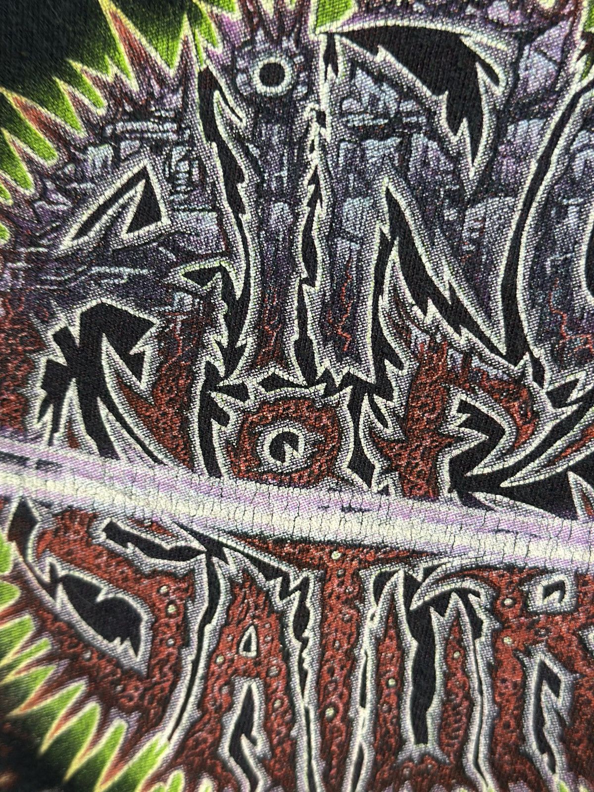 Band Tees Thrashed Vintage Rings Of Saturn Distress Tee Size US L / EU 52-54 / 3 - 4 Thumbnail