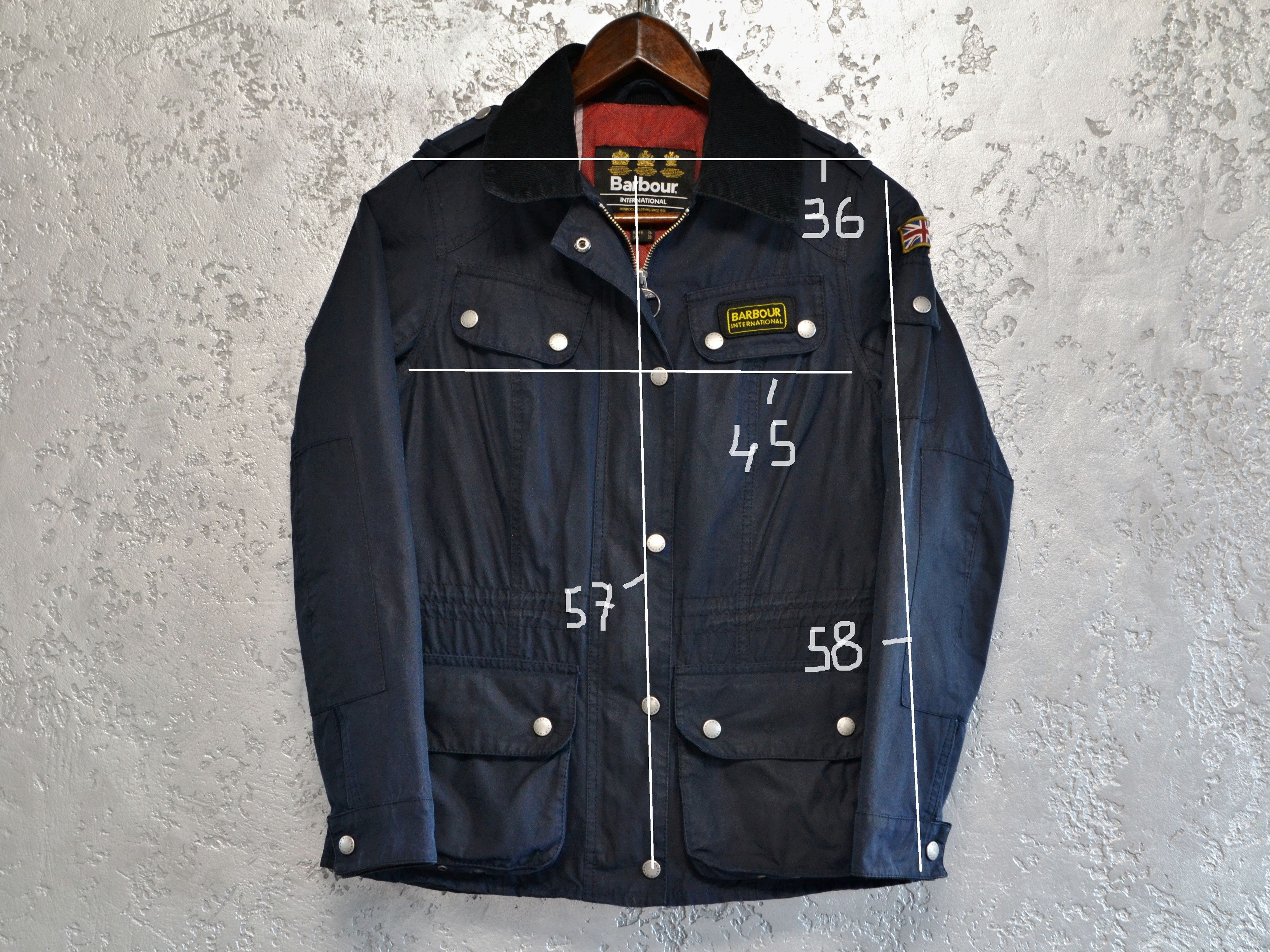 Barbour Barbour International Stockland Women's Wax cotton Jacket Size S / US 4 / IT 40 - 2 Thumbnail