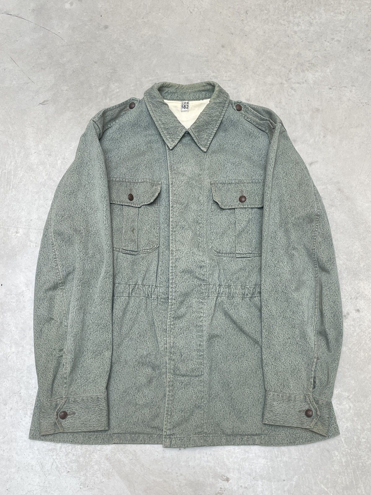 Vintage Late 60s DDR Rain Camo Chore Jacket Size L/XL Size US L / EU 52-54 / 3 - 1 Thumbnail