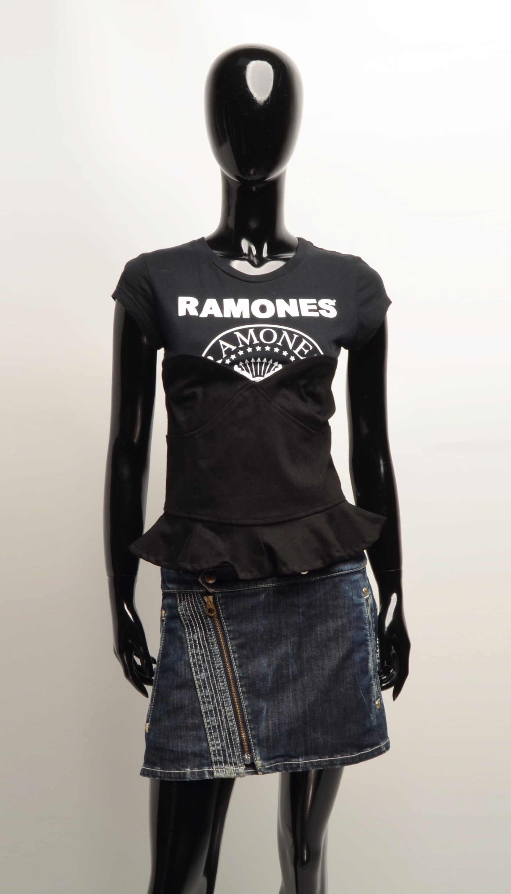 House Of The Gods House Of The Gods Ramones Corset Style Top T-shirt Size XS / US 0-2 / IT 36-38 - 1 Thumbnail