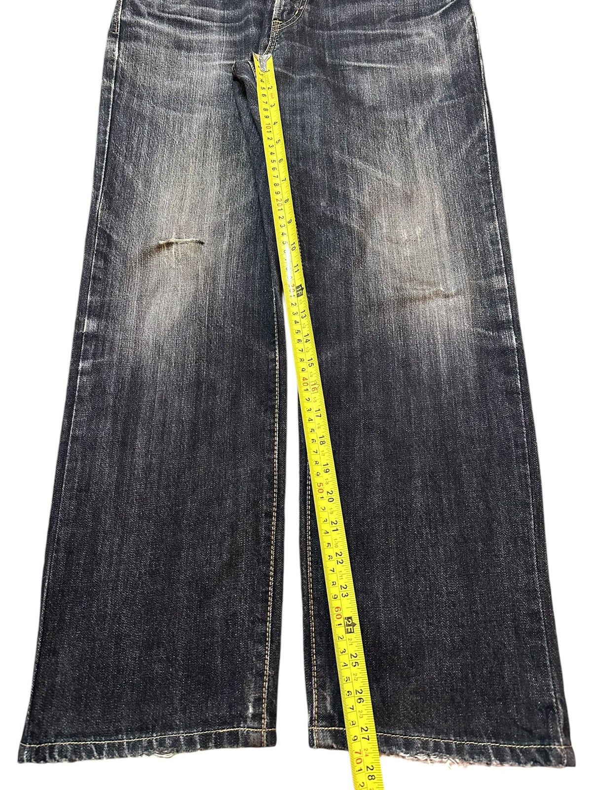 Edwin Vintage Japan Edwin 403 Faded Wash Style Loose Jeans Size US 32 / EU 48 - 14 Thumbnail
