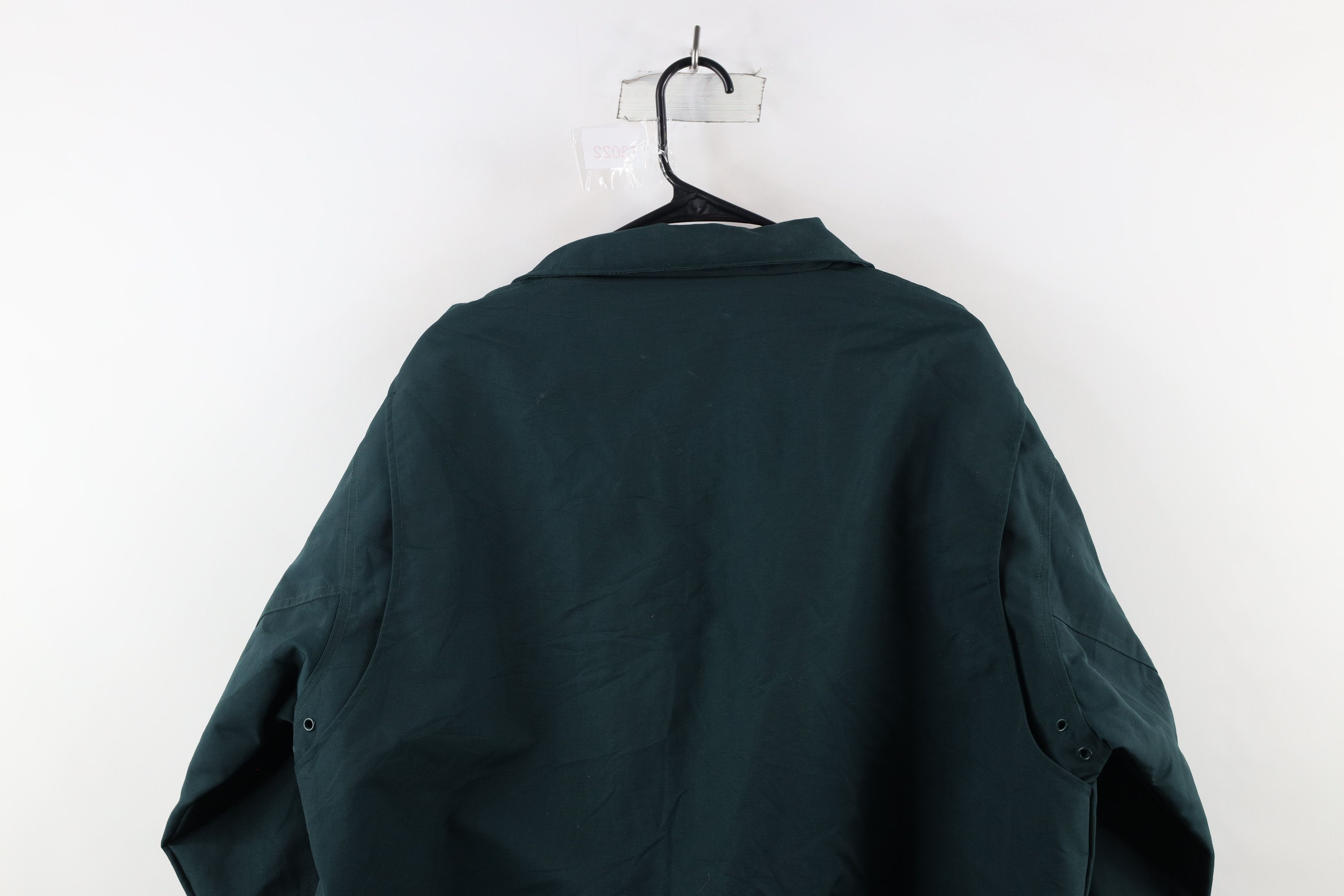 Carhartt × Vintage Vintage Carhartt Spell Out Lined Bomber Jacket Hunter Green Size US XXL / EU 58 / 5 - 13 Thumbnail