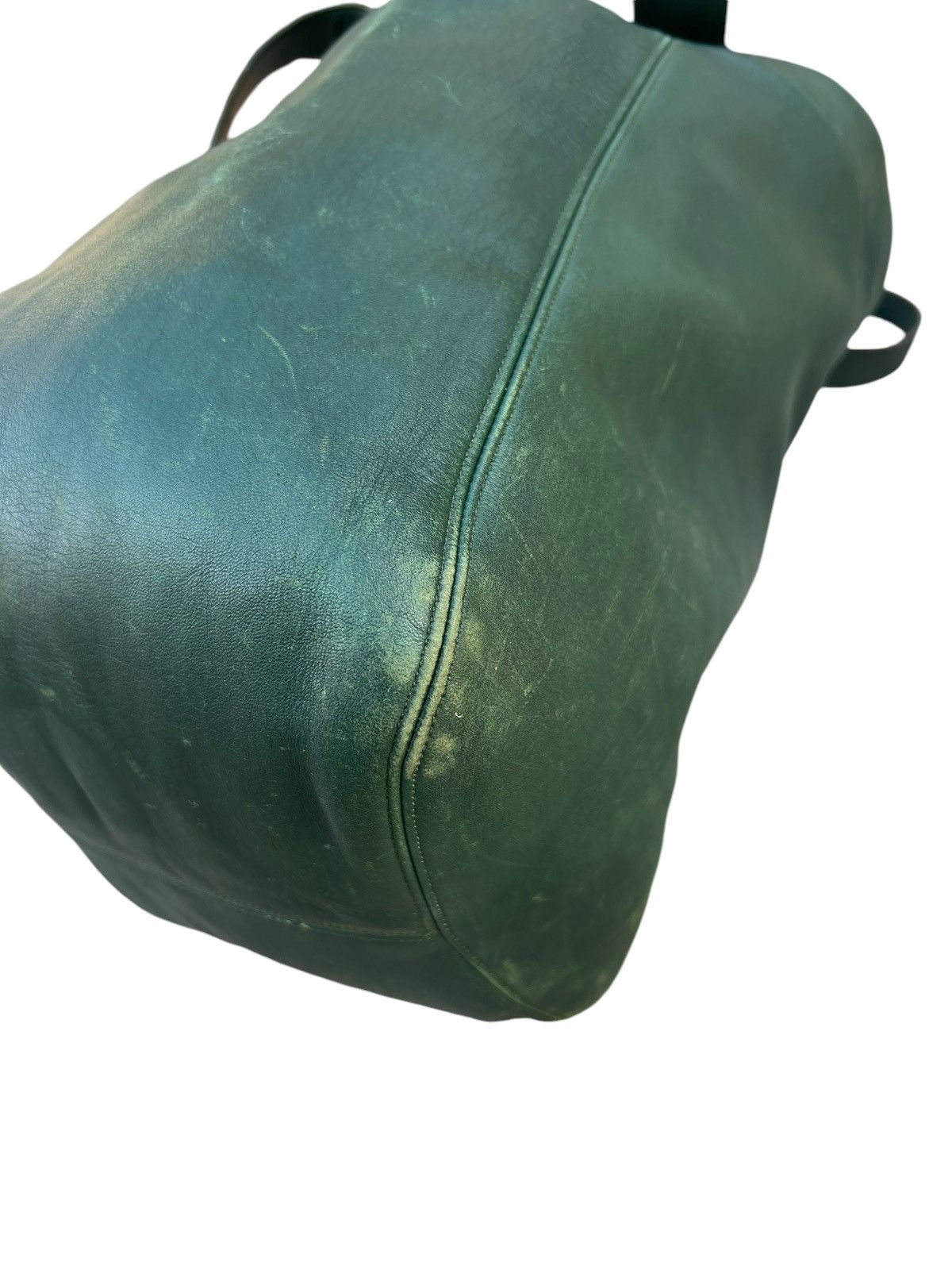 Leather Vintage 90s COACH Distressed Patina Leather Tote Bag Size ONE SIZE - 13 Thumbnail