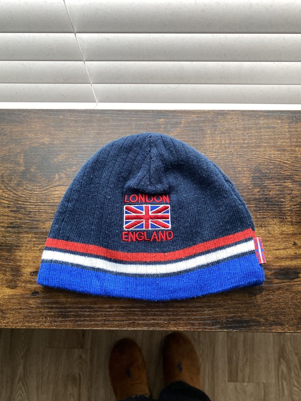 Vintage Vintage London England UK Beanie Size ONE SIZE - 3 Thumbnail