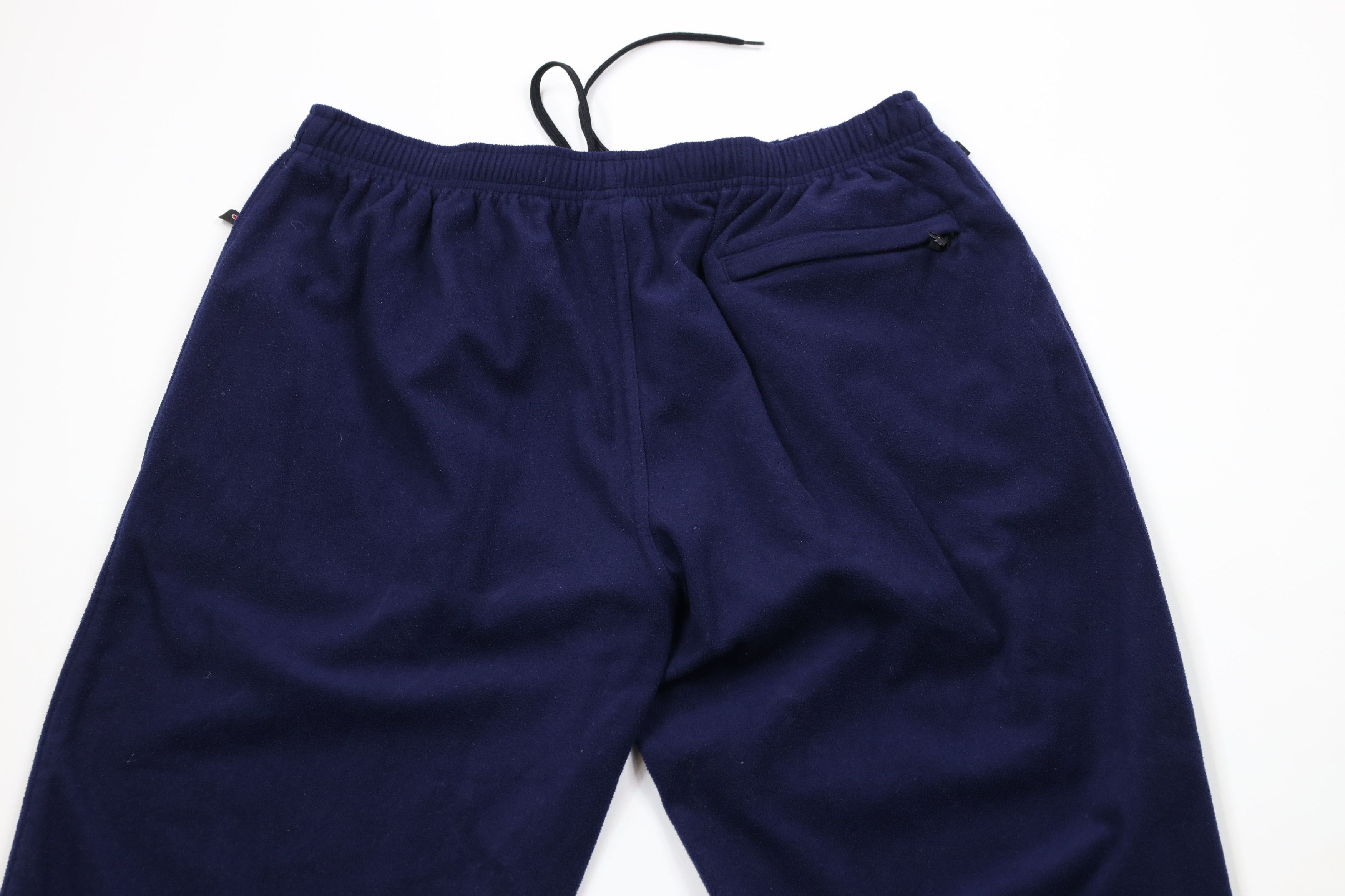 Vintage Vintage 90s Streetwear Fleece Cuffed Sweatpants Joggers Blue Size US 36 / EU 52 - 9 Thumbnail
