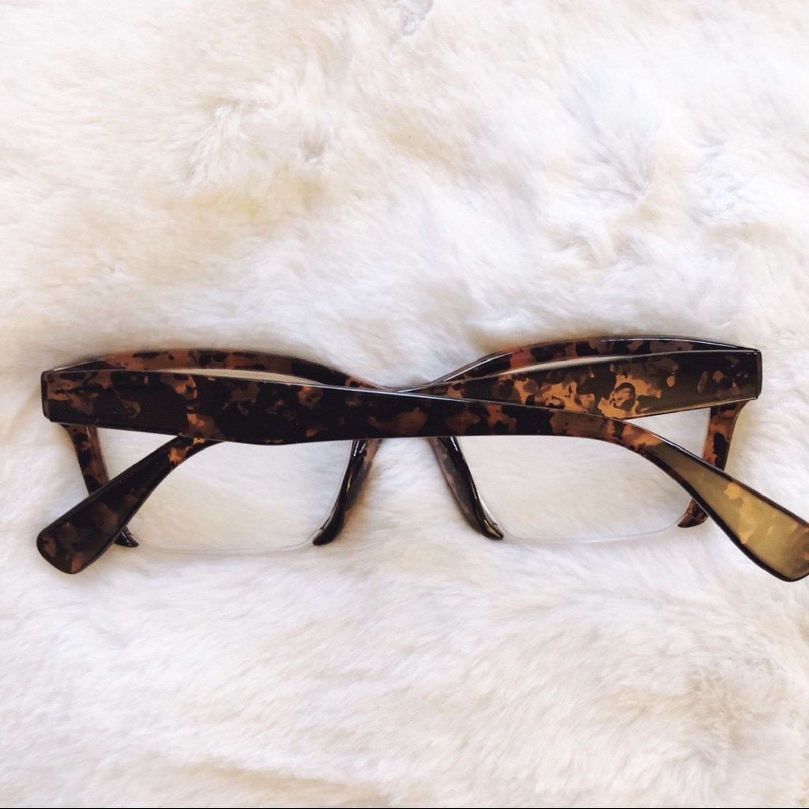 Other Brooke Brown Half Rim Rectangle Reader Glasses Size ONE SIZE - 11 Thumbnail