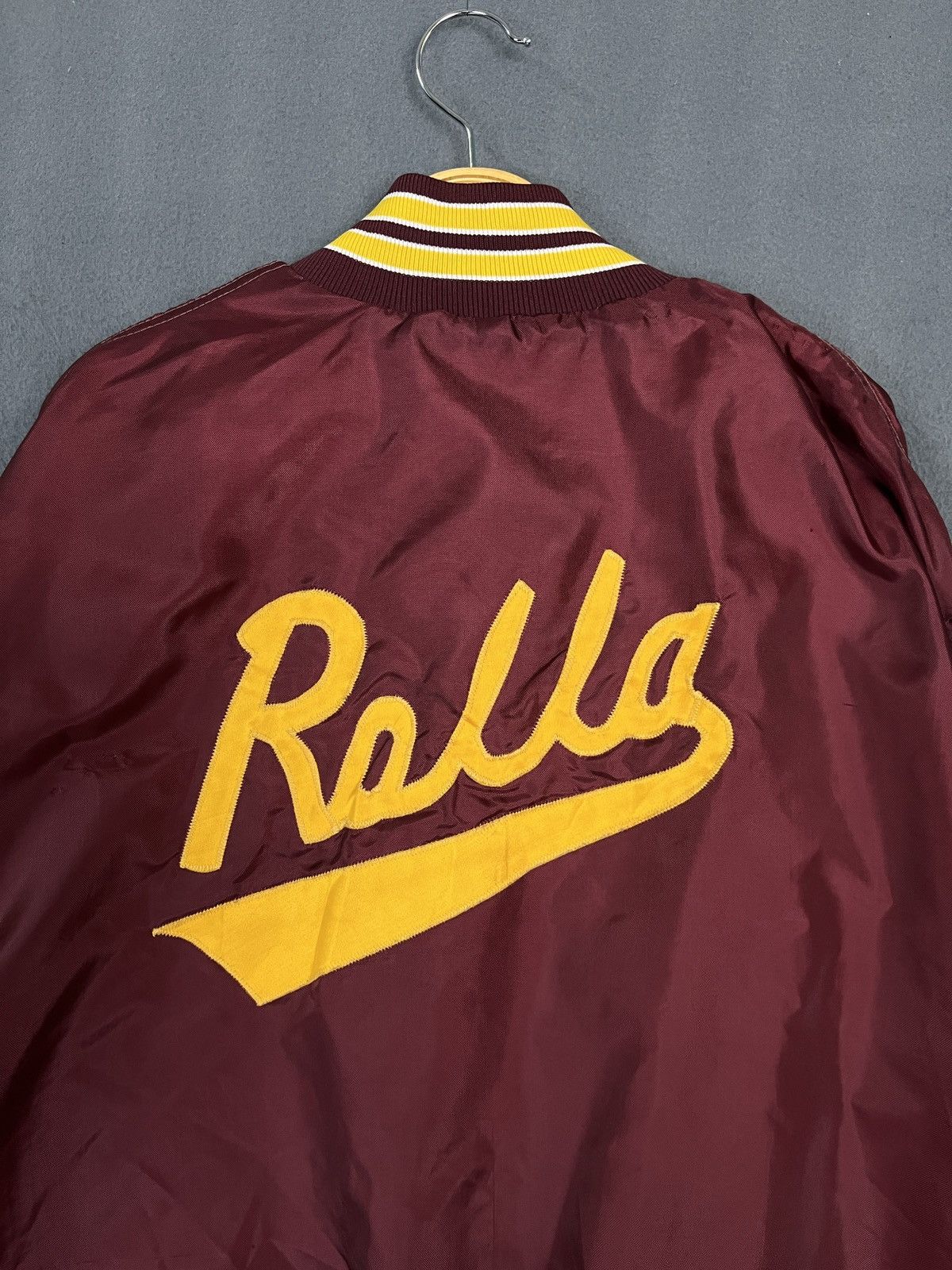Vintage Vintage 80s West Wind Nylon Varsity Jacket Made in USA Size US L / EU 52-54 / 3 - 4 Thumbnail