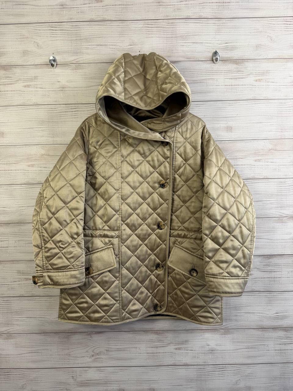 Loro Piana Vintage Loro Piana Quilted Jacket Coat Beige Button Size 40 Size S / US 4 / IT 40 - 1 Thumbnail