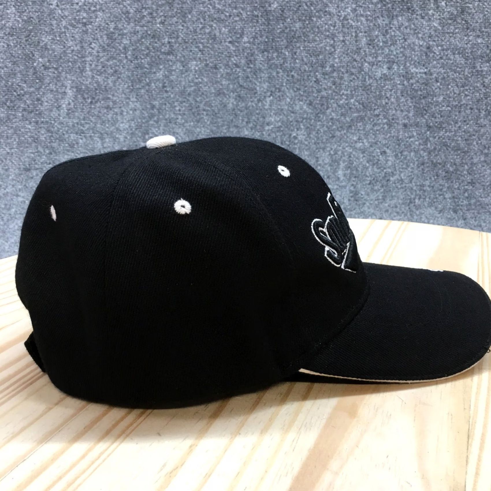 Logo 7 San Francisco Baseball Cap Mens Black OS Adjustable Embroidered Logo Curved Brim Size ONE SIZE - 6 Thumbnail