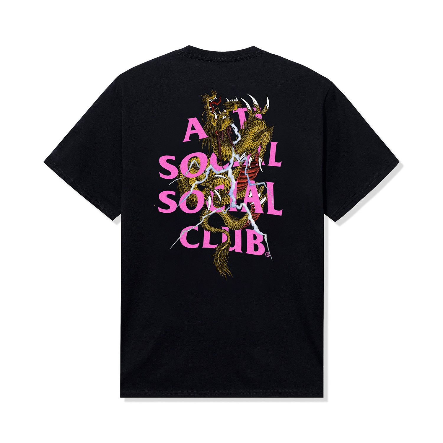 Anti Social Social Club Anti Social Social Club Double Dragon 2 Black Tee New DS Size US S / EU 44-46 / 1 - 1 Thumbnail