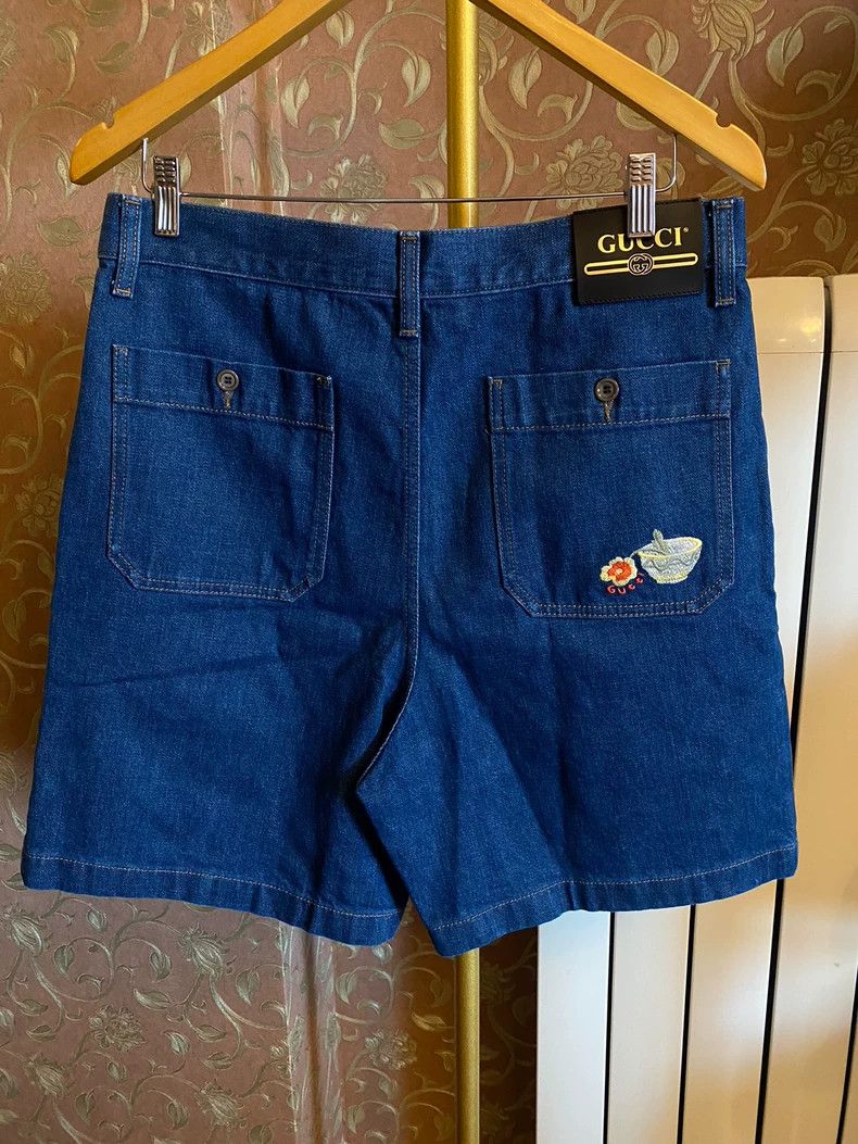 Gucci Gucci Denim shorts 2501-Nextarrow Size US 32 / EU 48 - 2 Thumbnail