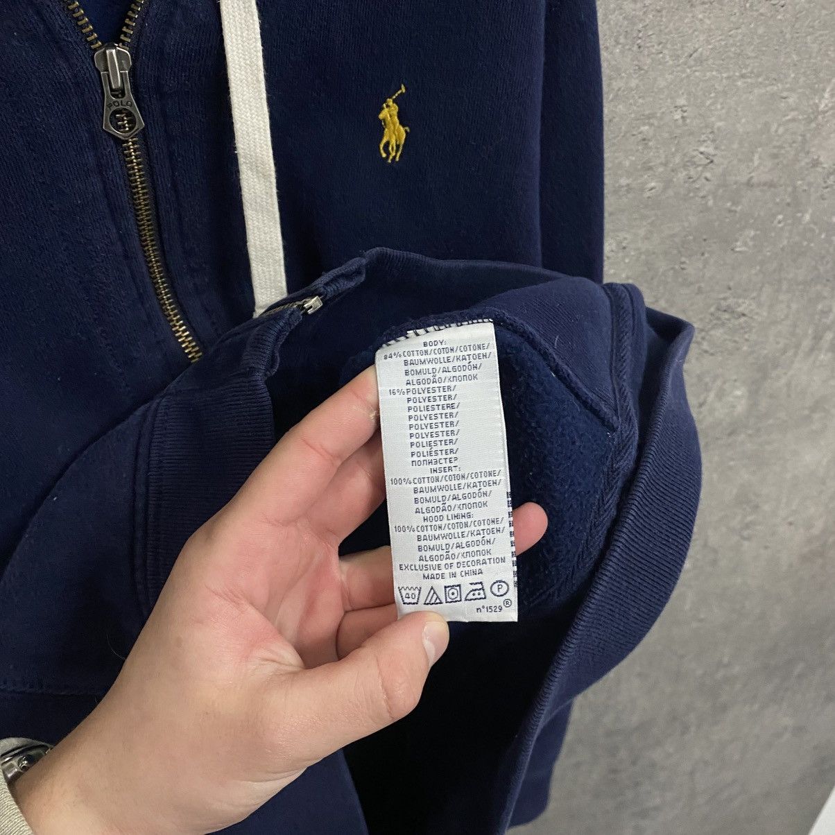Polo Ralph Lauren Men’s Vintage Polo Ralph Lauren Zip Hoodie y2k streetwear Size US L / EU 52-54 / 3 - 8 Thumbnail